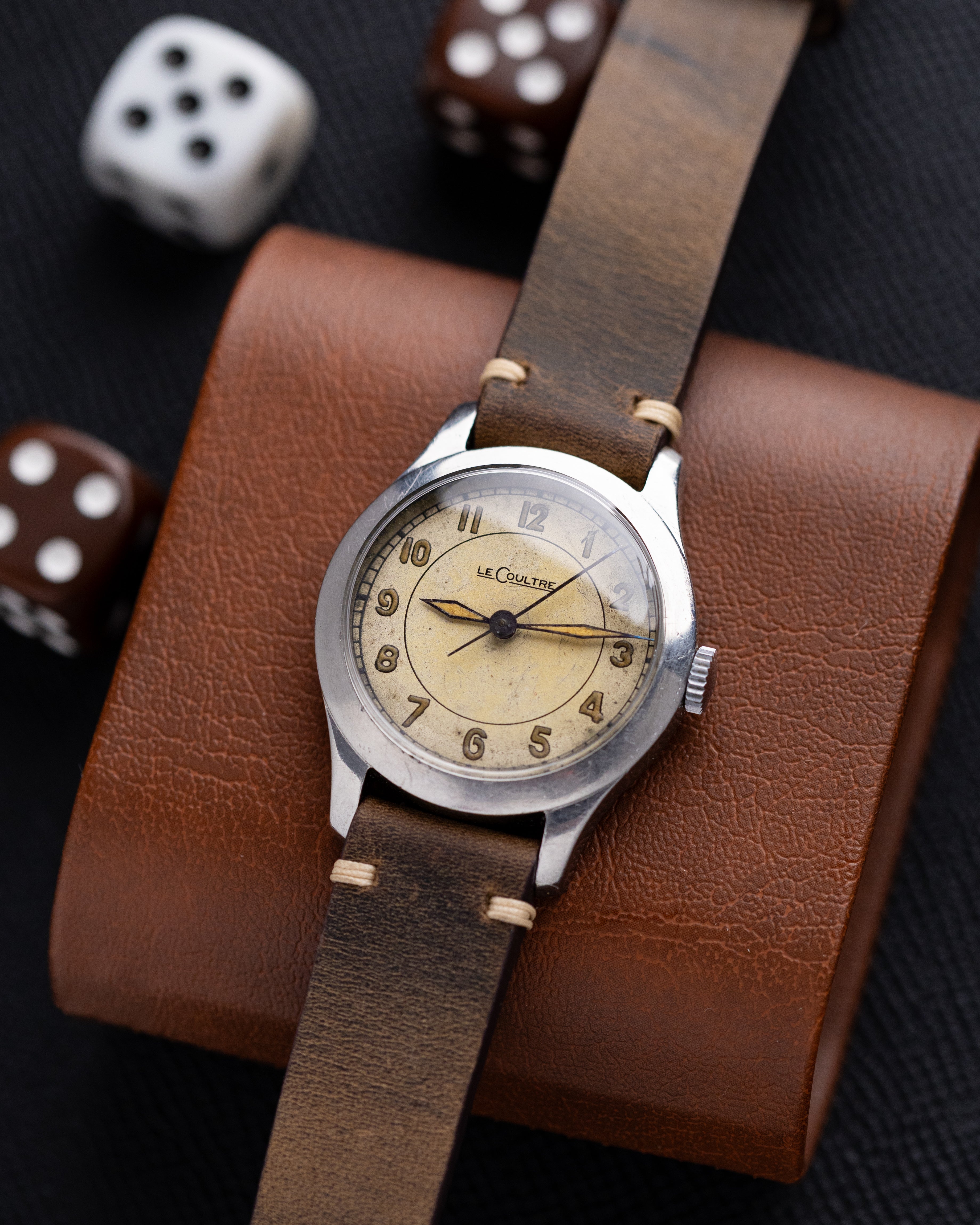 Vintage Jaeger - LeCoultre, Swiss Watch, Original Radium Dial, Completely Authentic from 1940's - DuMarko