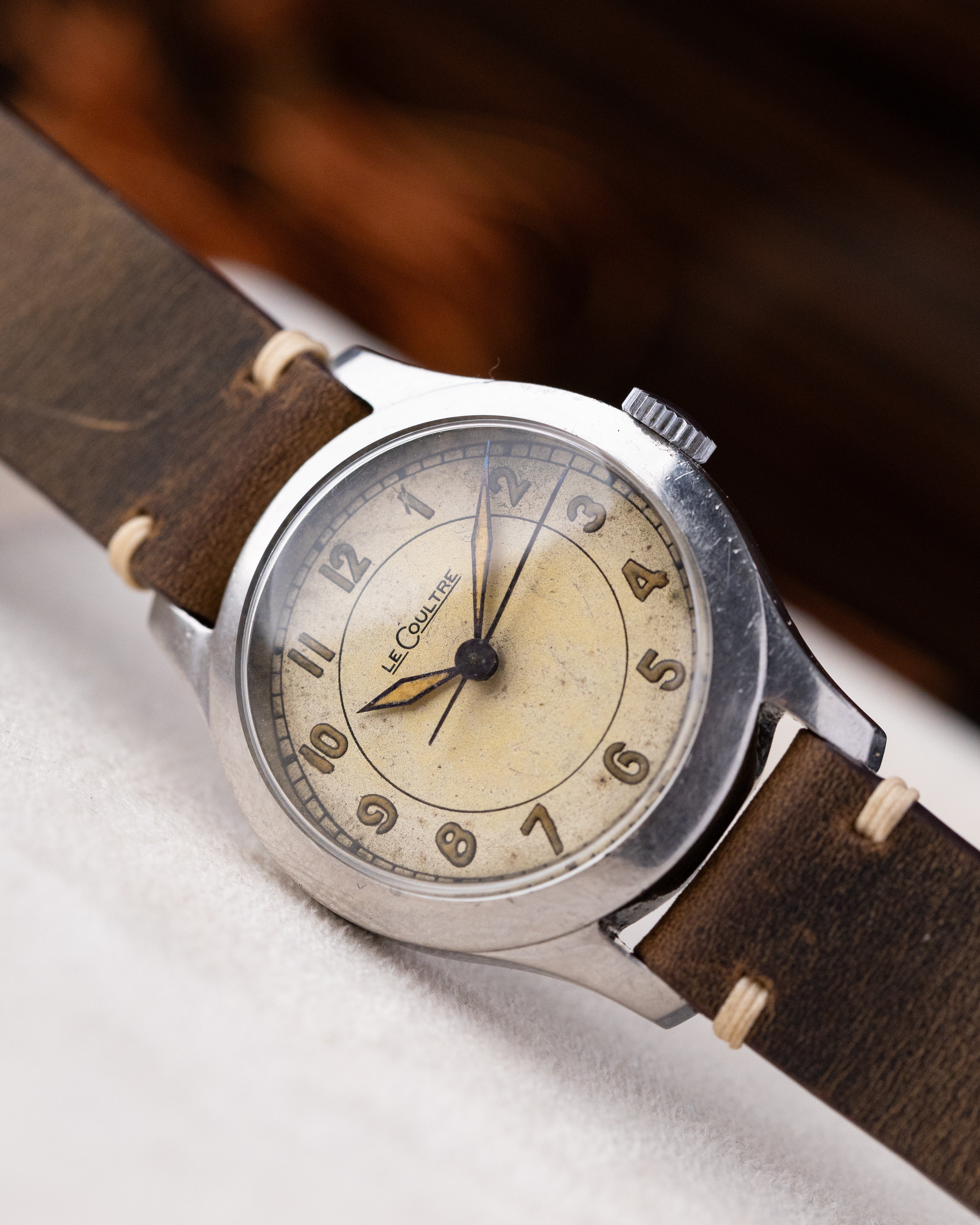 Vintage Jaeger - LeCoultre, Swiss Watch, Original Radium Dial, Completely Authentic from 1940's - DuMarko