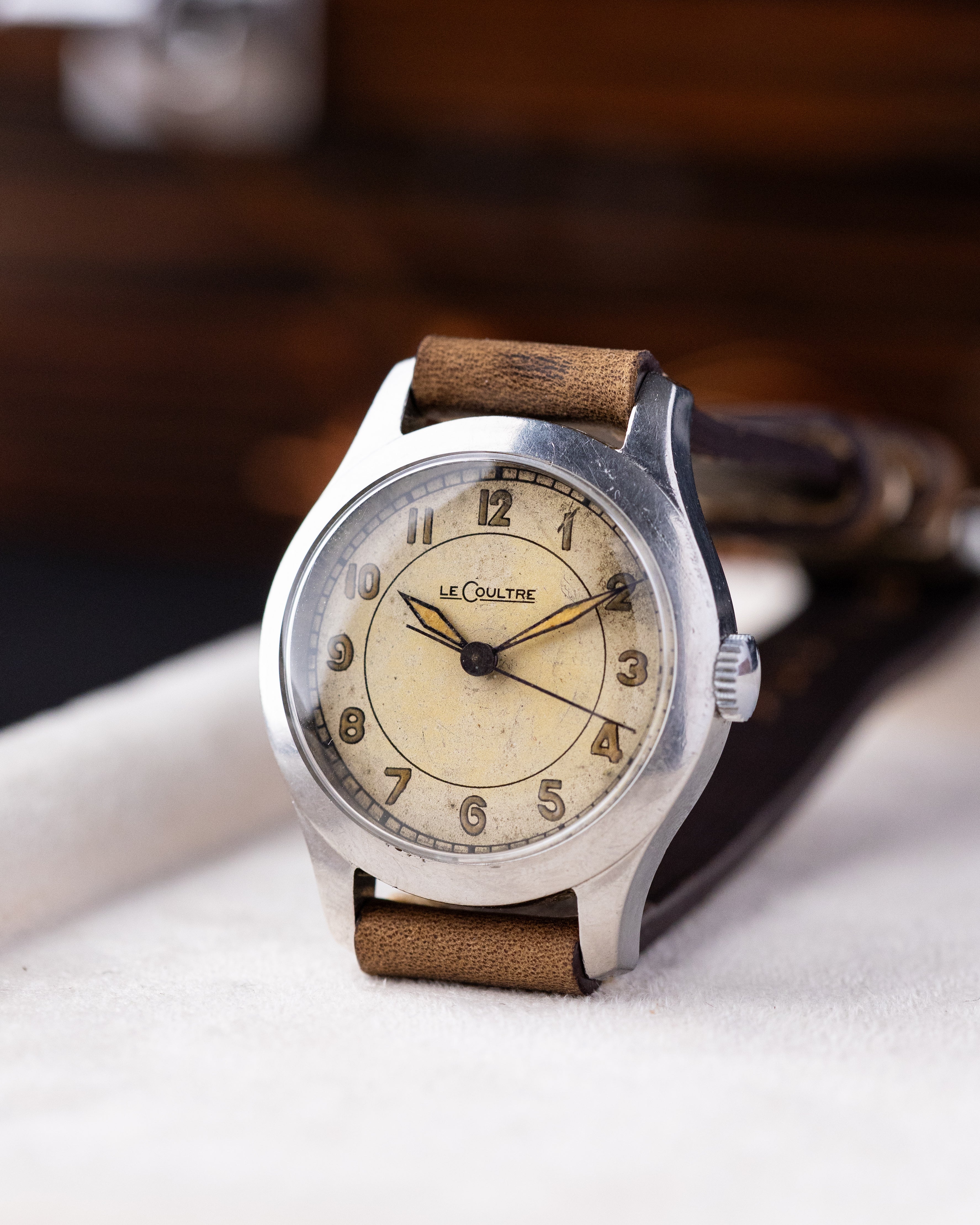 Vintage Jaeger - LeCoultre, Swiss Watch, Original Radium Dial, Completely Authentic from 1940's - DuMarko