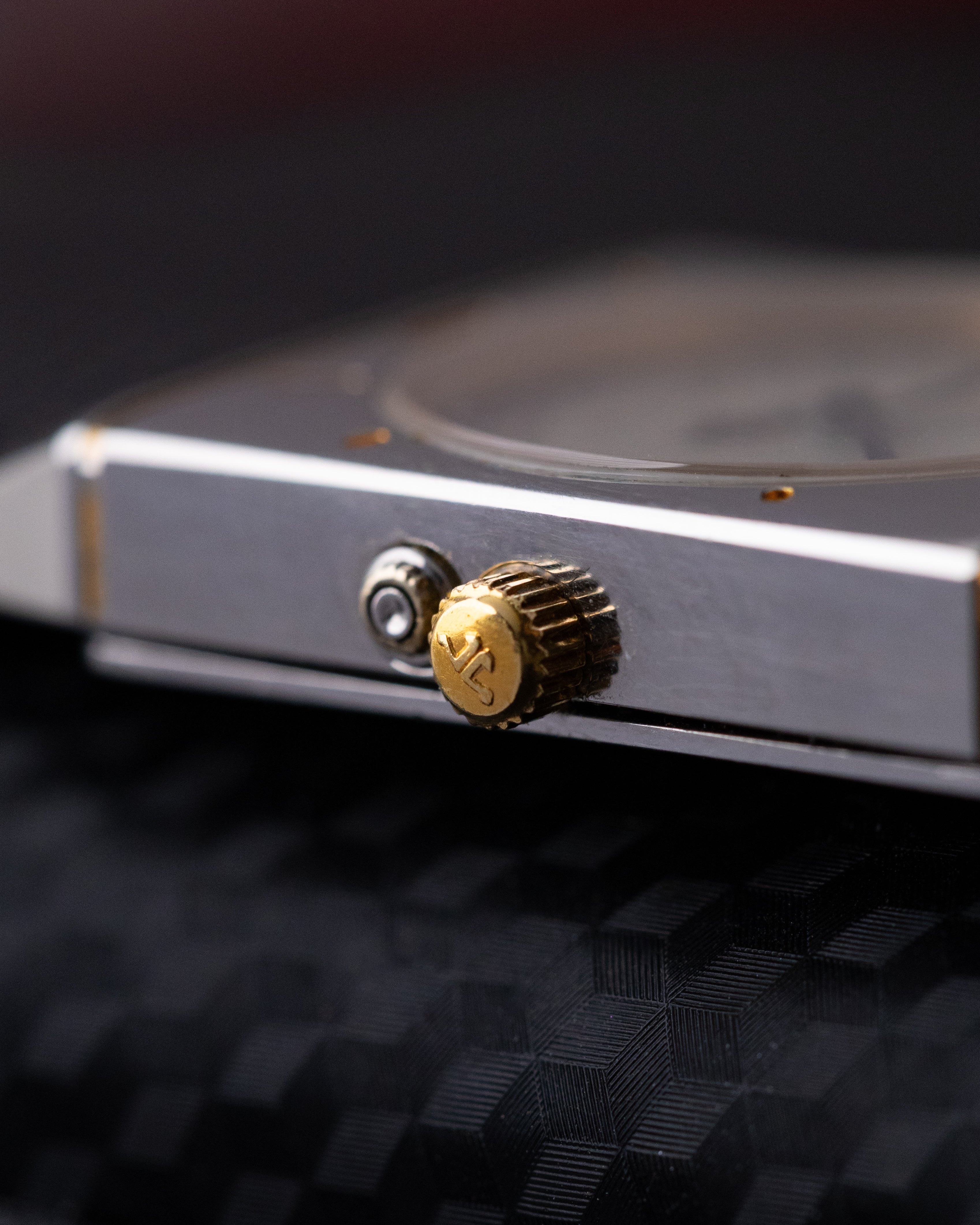 Vintage Jaeger - LeCoultre Tank Moonphase, Pointer Date, Ref. 400.6.20, Two - tone steel/gold case from 1990's - DuMarko