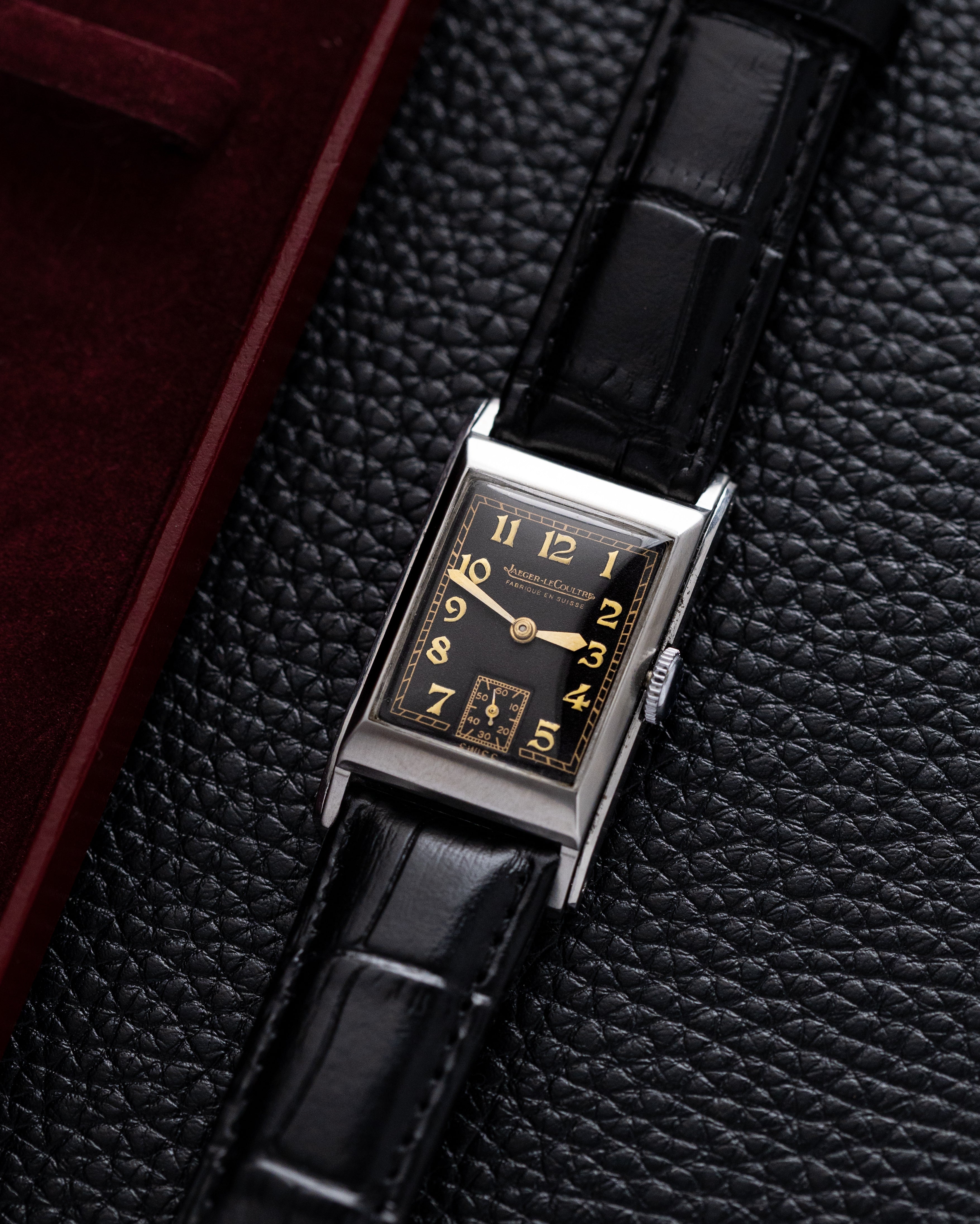 Vintage Jaeger - LeCoultre Uniplan Model J, Art Deco Tank, Calibre 413 from 1940's - DuMarko