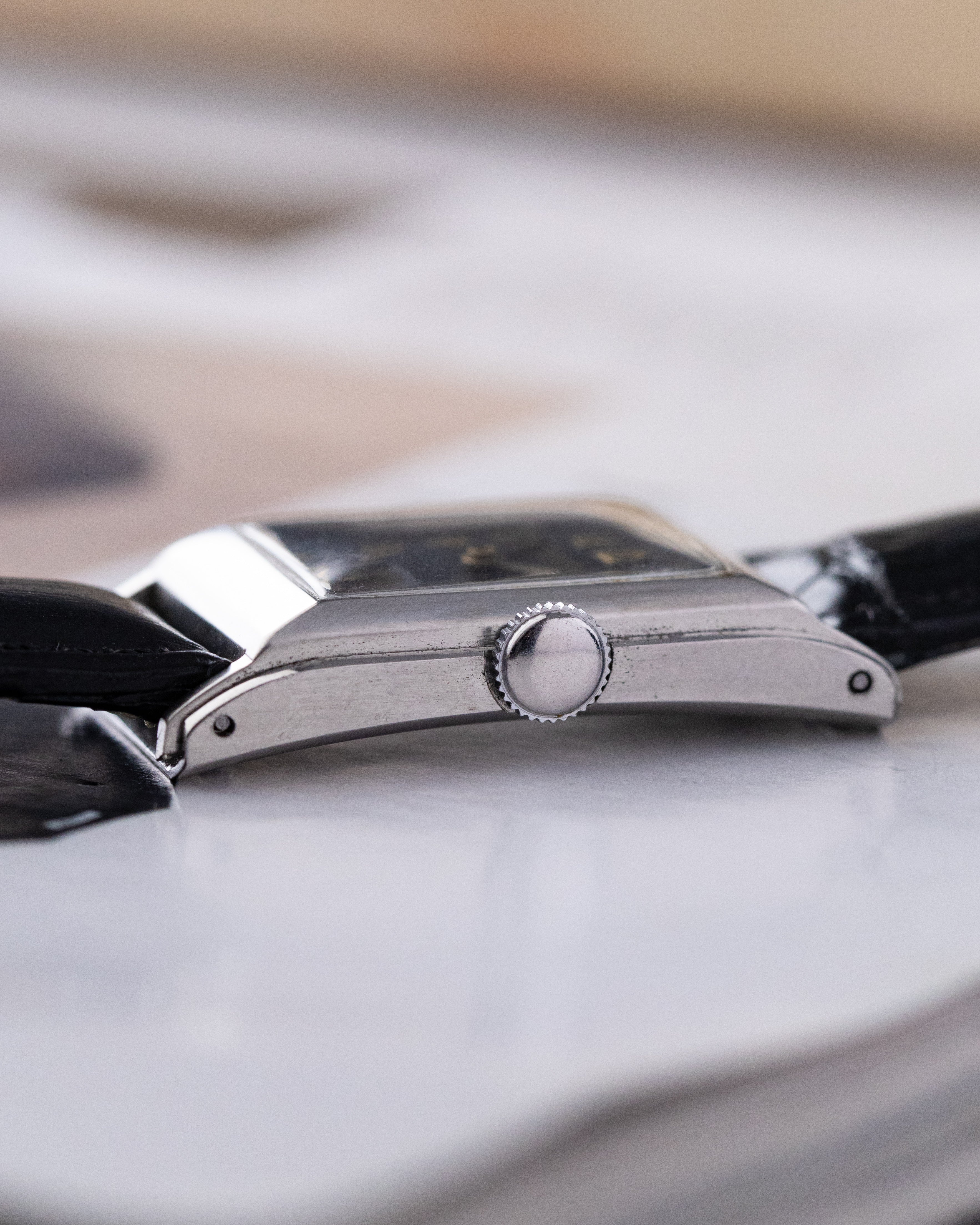 Vintage Jaeger - LeCoultre Uniplan Model J, Art Deco Tank, Calibre 413 from 1940's - DuMarko