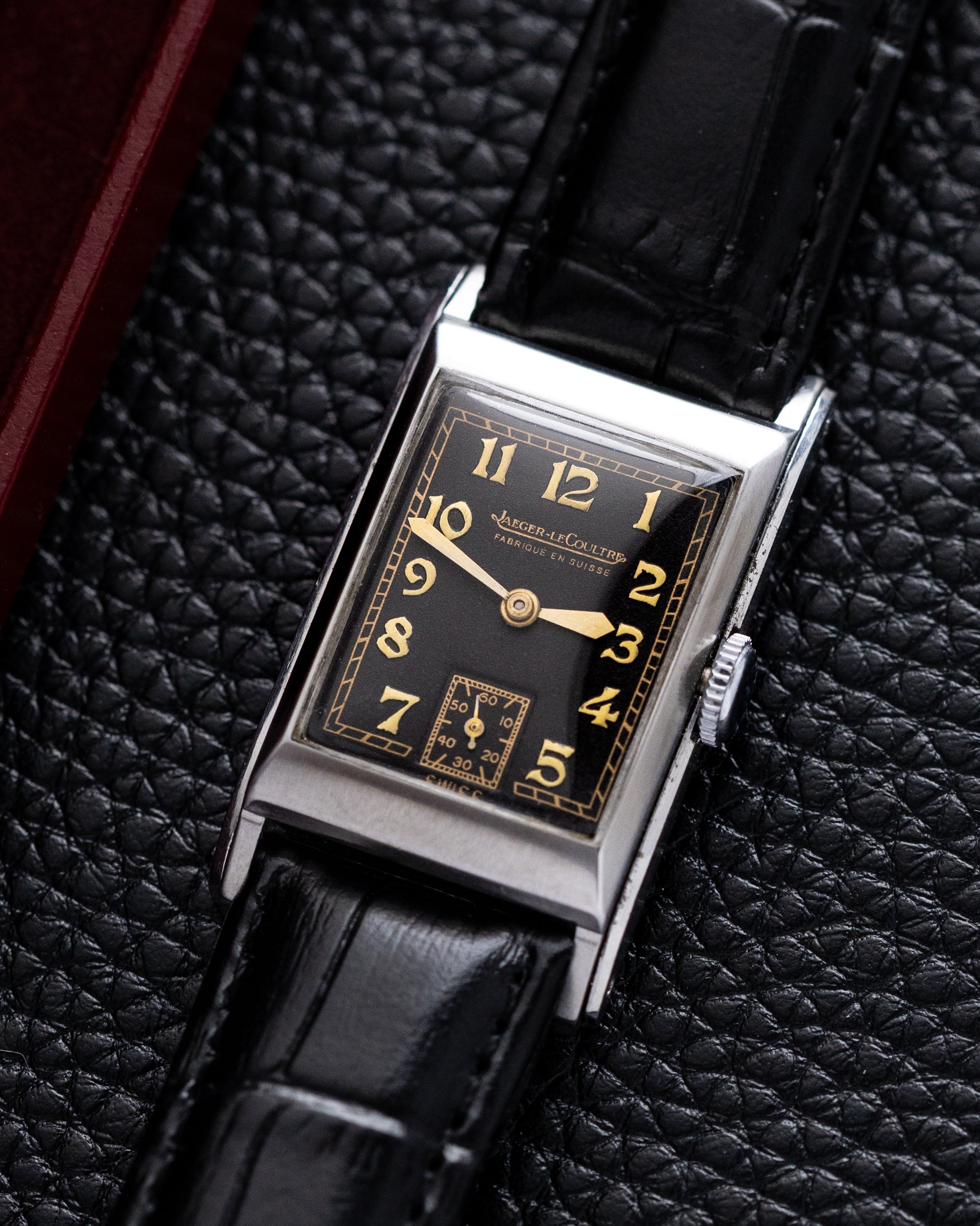 Vintage Jaeger - LeCoultre Uniplan Model J, Art Deco Tank, Calibre 413 from 1940's - DuMarko