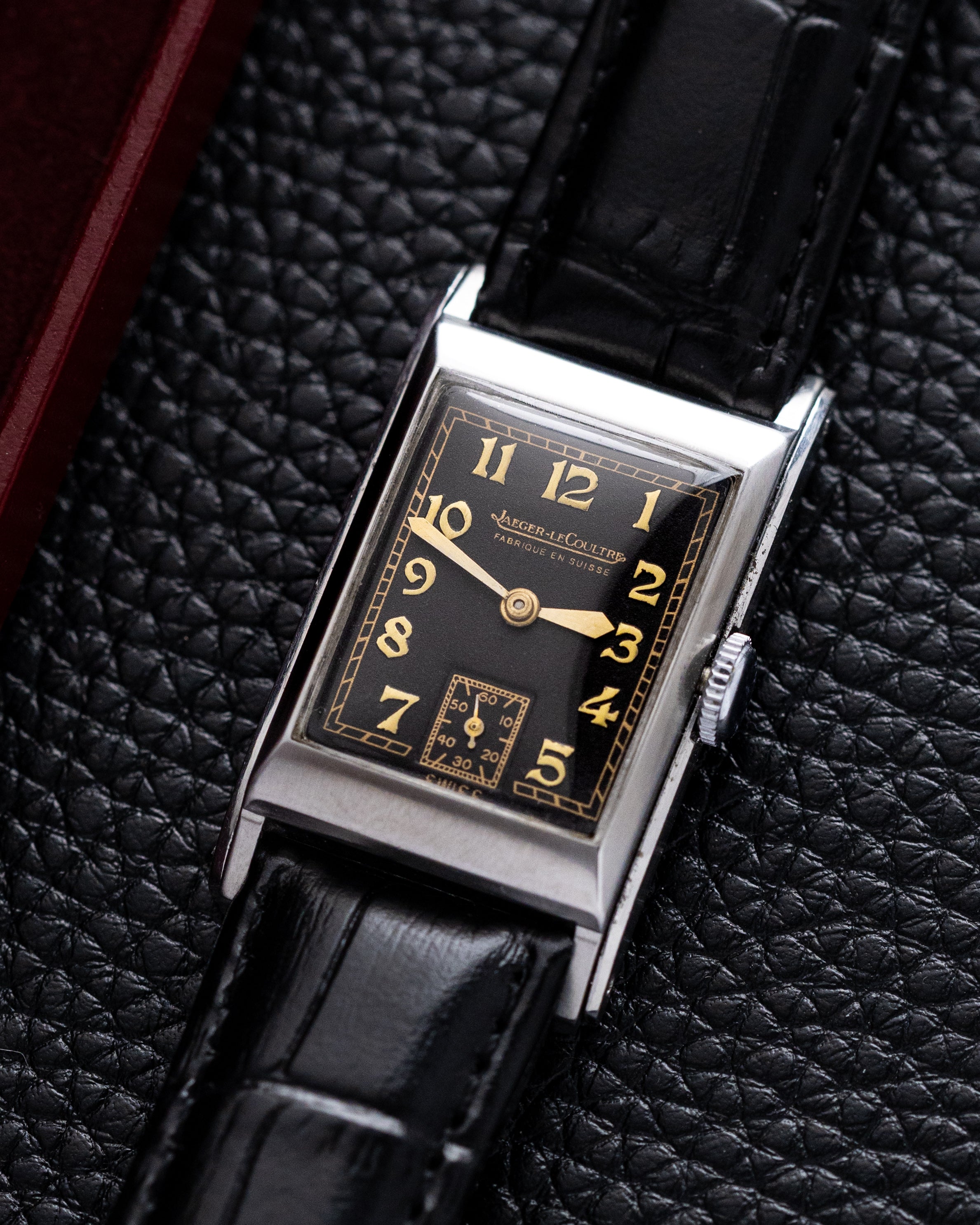 Vintage Jaeger - LeCoultre Uniplan Model J, Art Deco Tank, Calibre 413 from 1940's - DuMarko