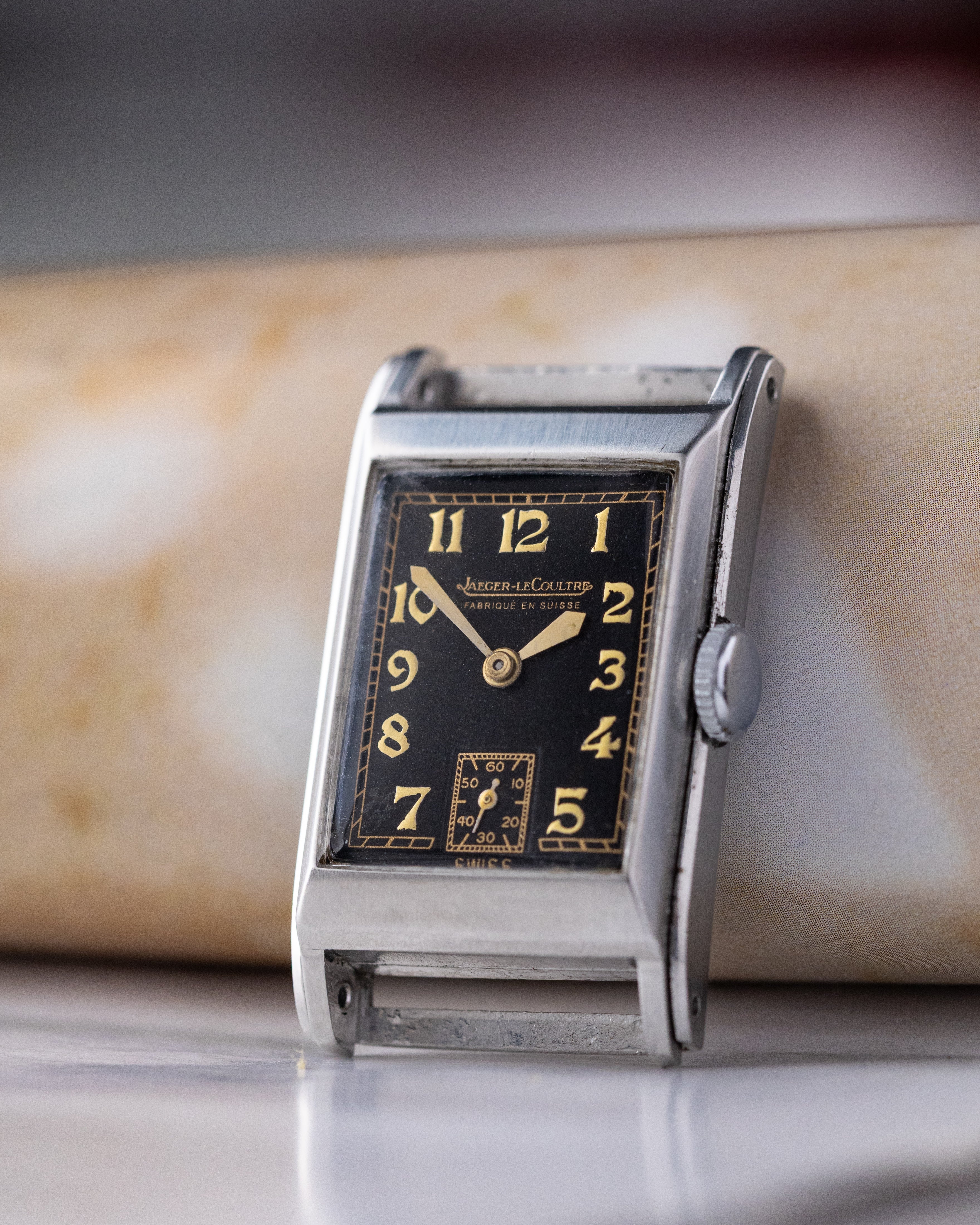 Vintage Jaeger - LeCoultre Uniplan Model J, Art Deco Tank, Calibre 413 from 1940's - DuMarko