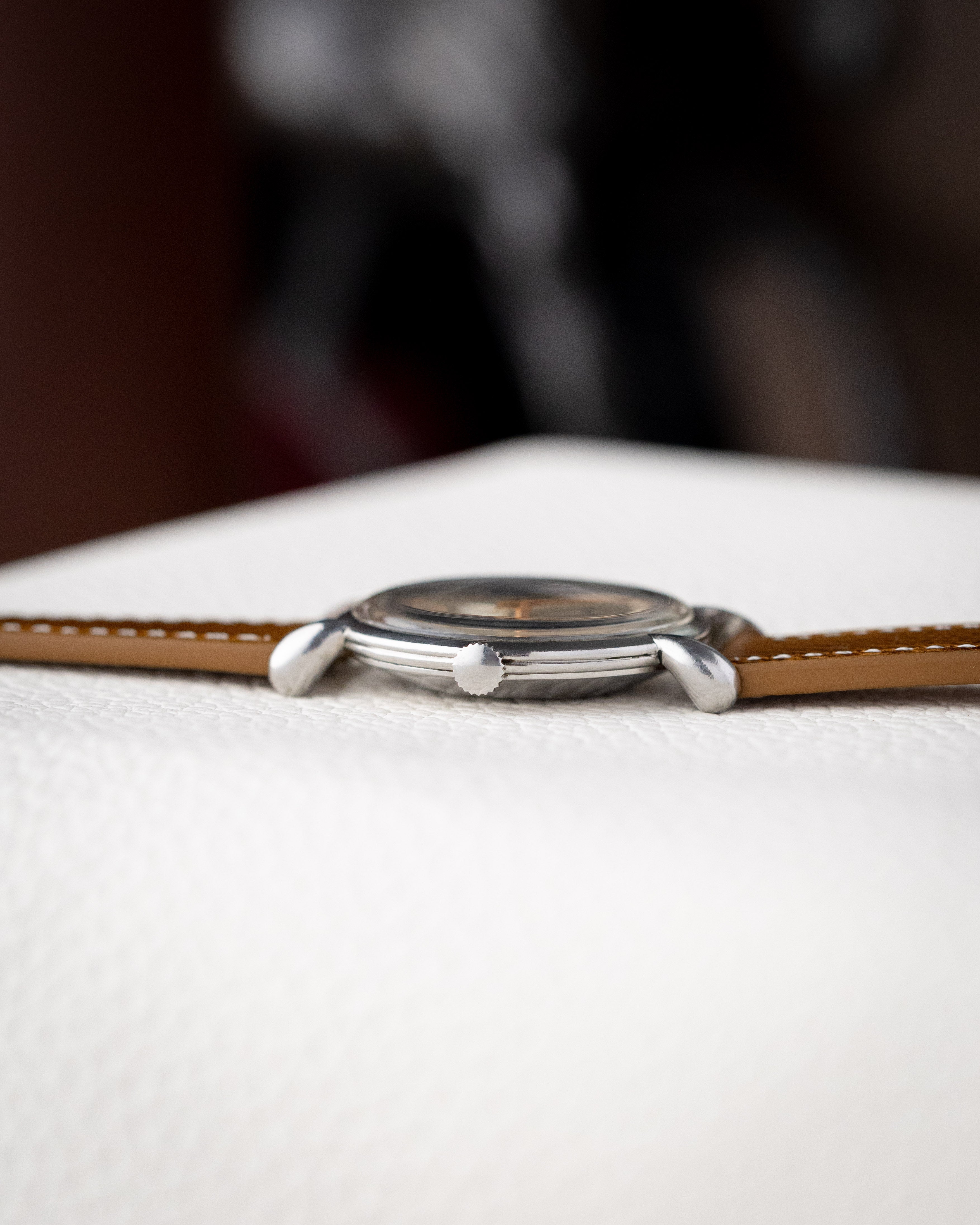 Vintage Jaeger - LeCoultre Watch, Teardrop Lugs, Oversized case, Two - Tone Dial, Cal. P449 from 1948 - DuMarko