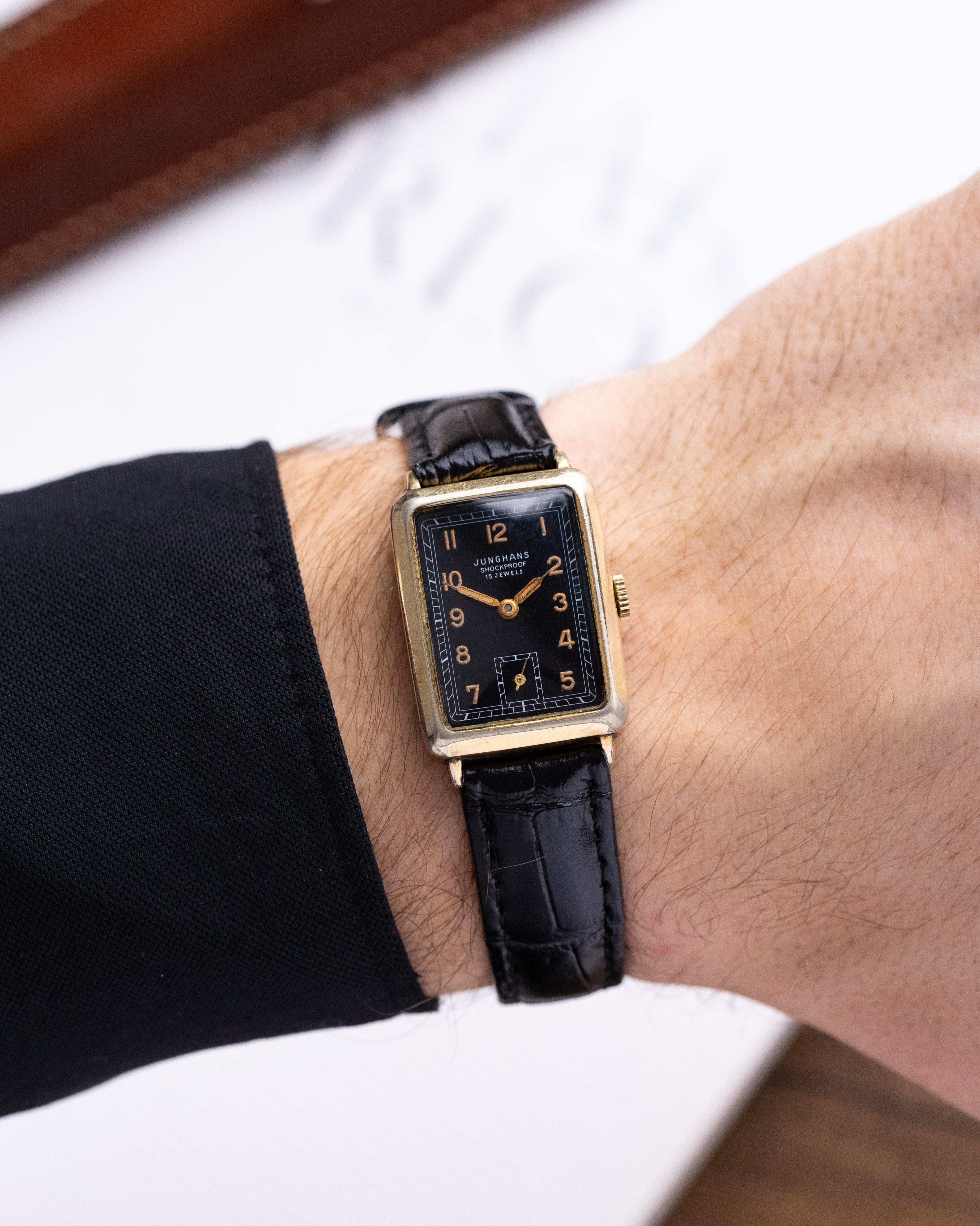 Vintage Junghans German Watch, Art Deco Style, Cal. 98 from 1950's - DuMarko