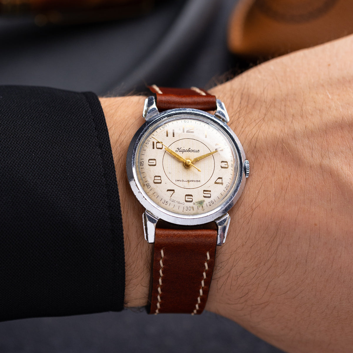 Vintage Kirovskie Watch, First Moscow Watch Factory Vintage Soviet