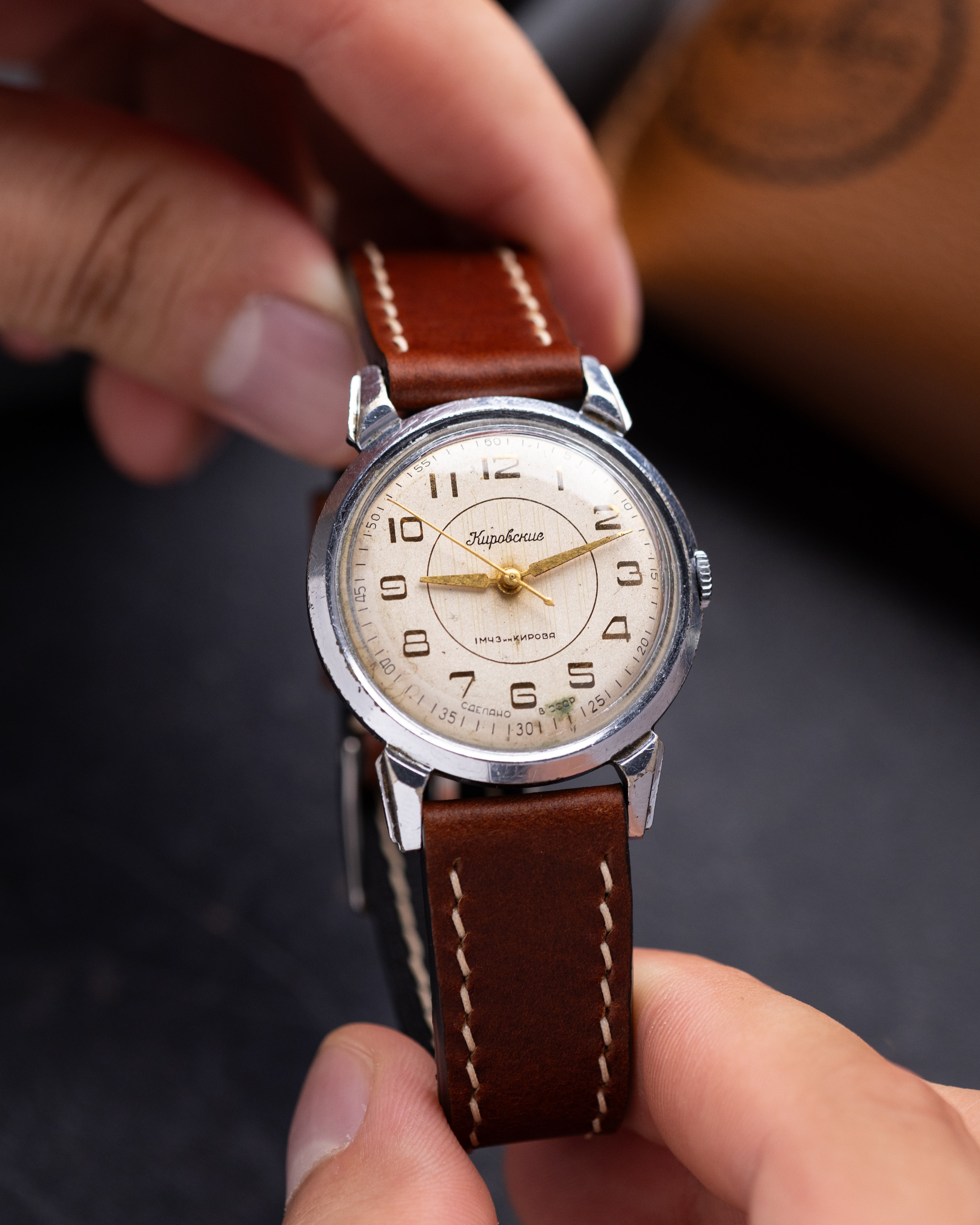 Vintage Kirovskie Watch, First Moscow Watch Factory Vintage Soviet watch - DuMarko