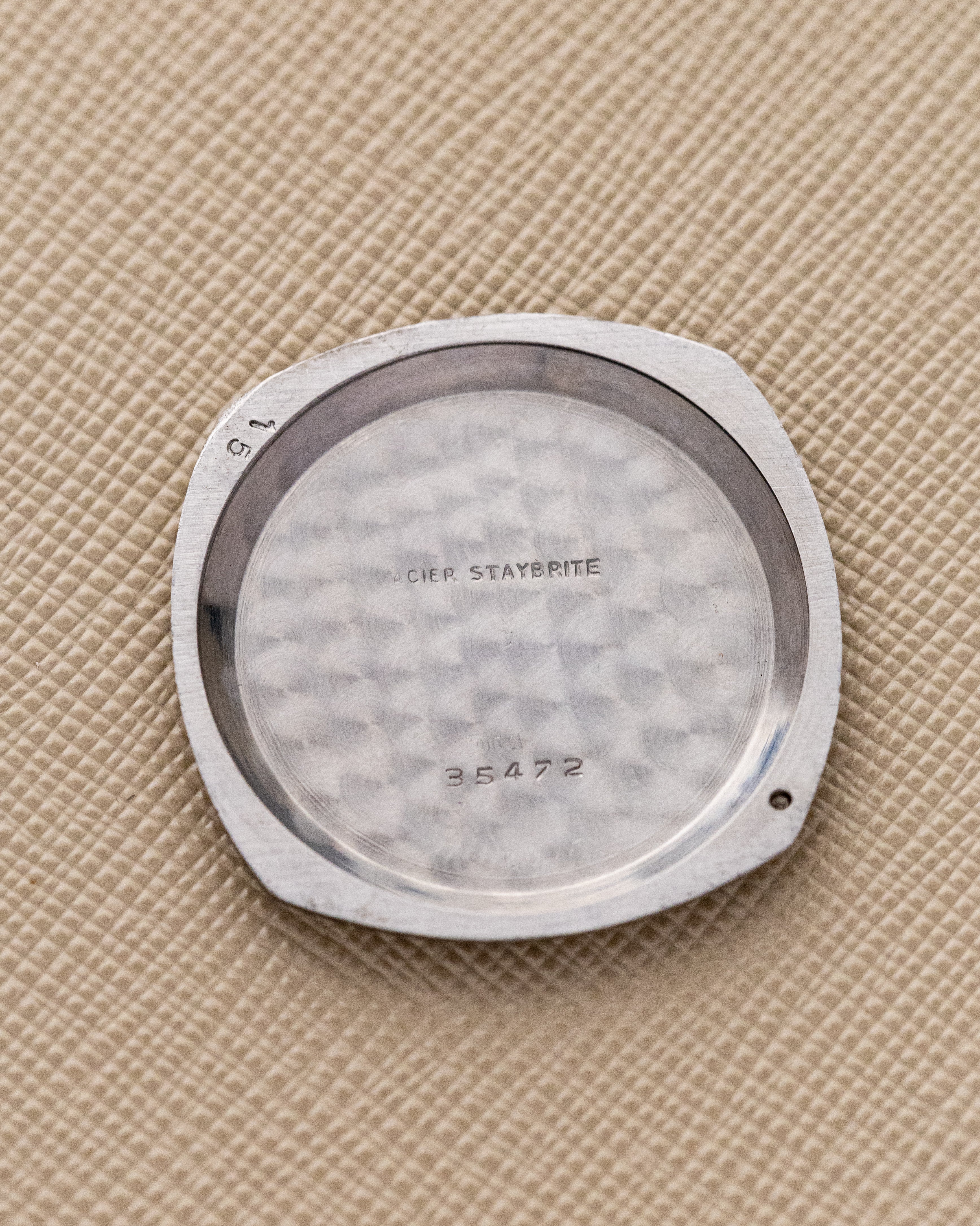 Vintage Lemania Monopusher Chronograph, Rare Steel Cushion Case, Cal. 13CH, Enamel Dial from 1930's - DuMarko