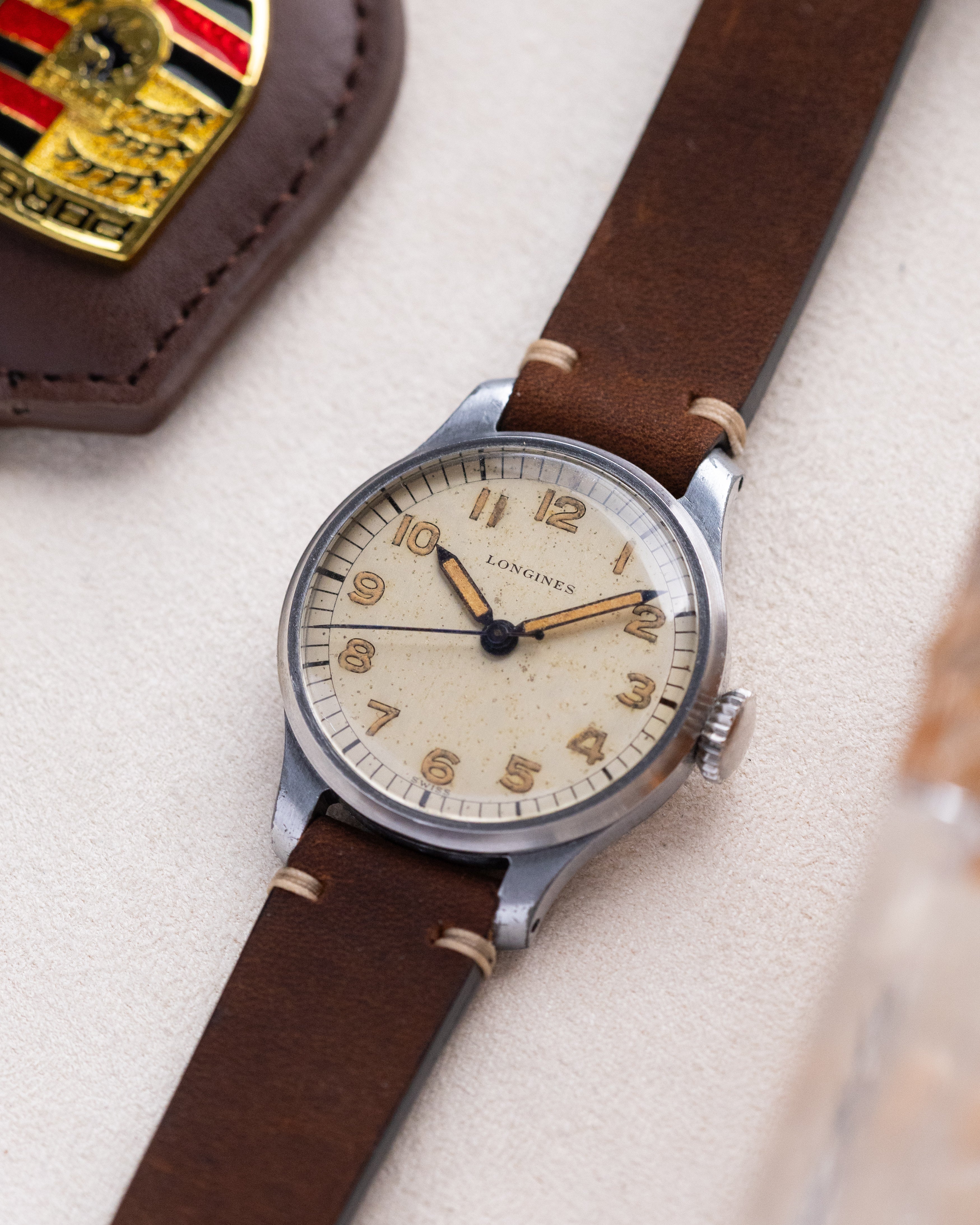 Vintage Longines 12L Military Pilot’s Watch, Cal. 12.68N, Radium Dial from 1940's - DuMarko