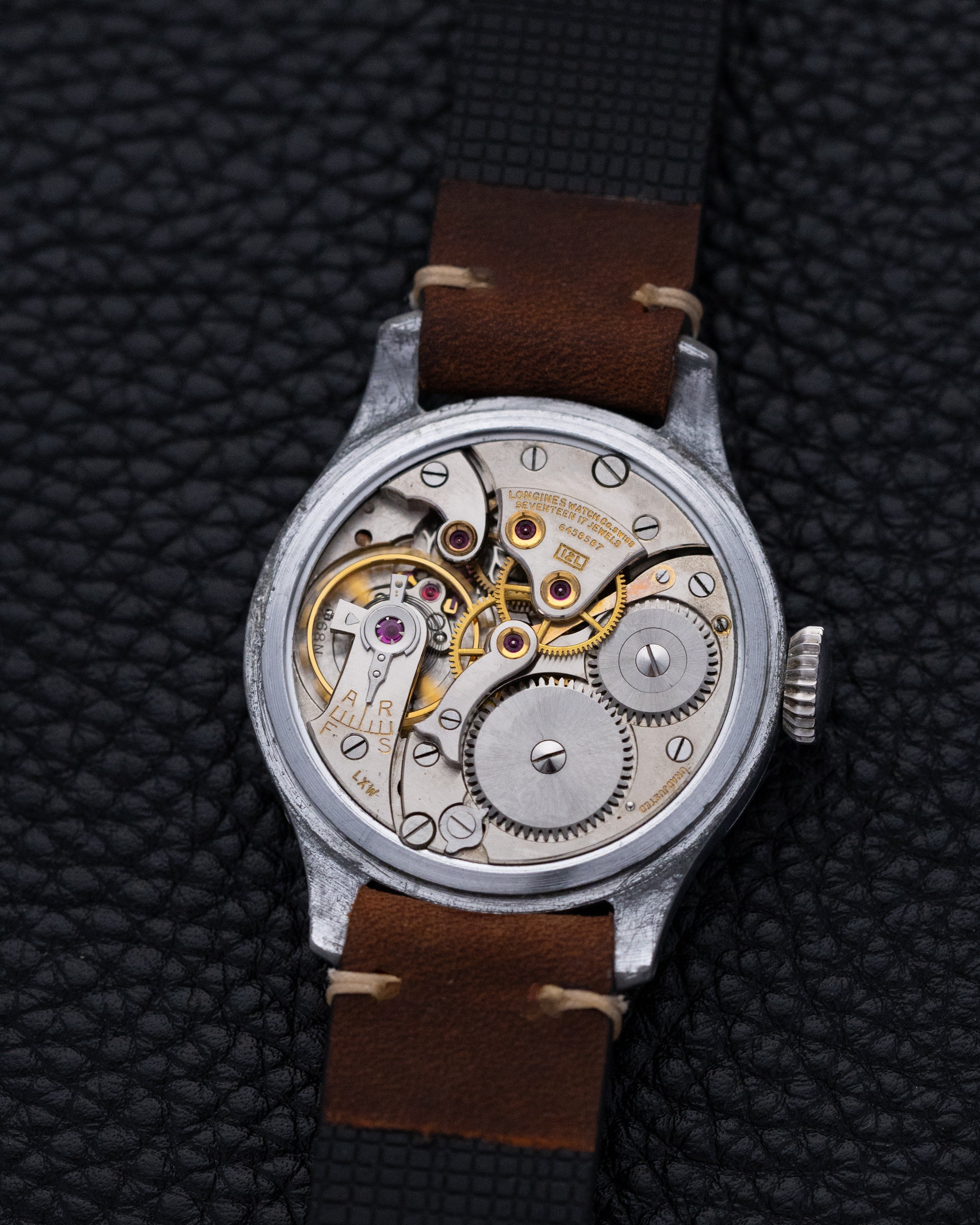 Vintage Longines 12L Military Pilot’s Watch, Cal. 12.68N, Radium Dial from 1940's - DuMarko