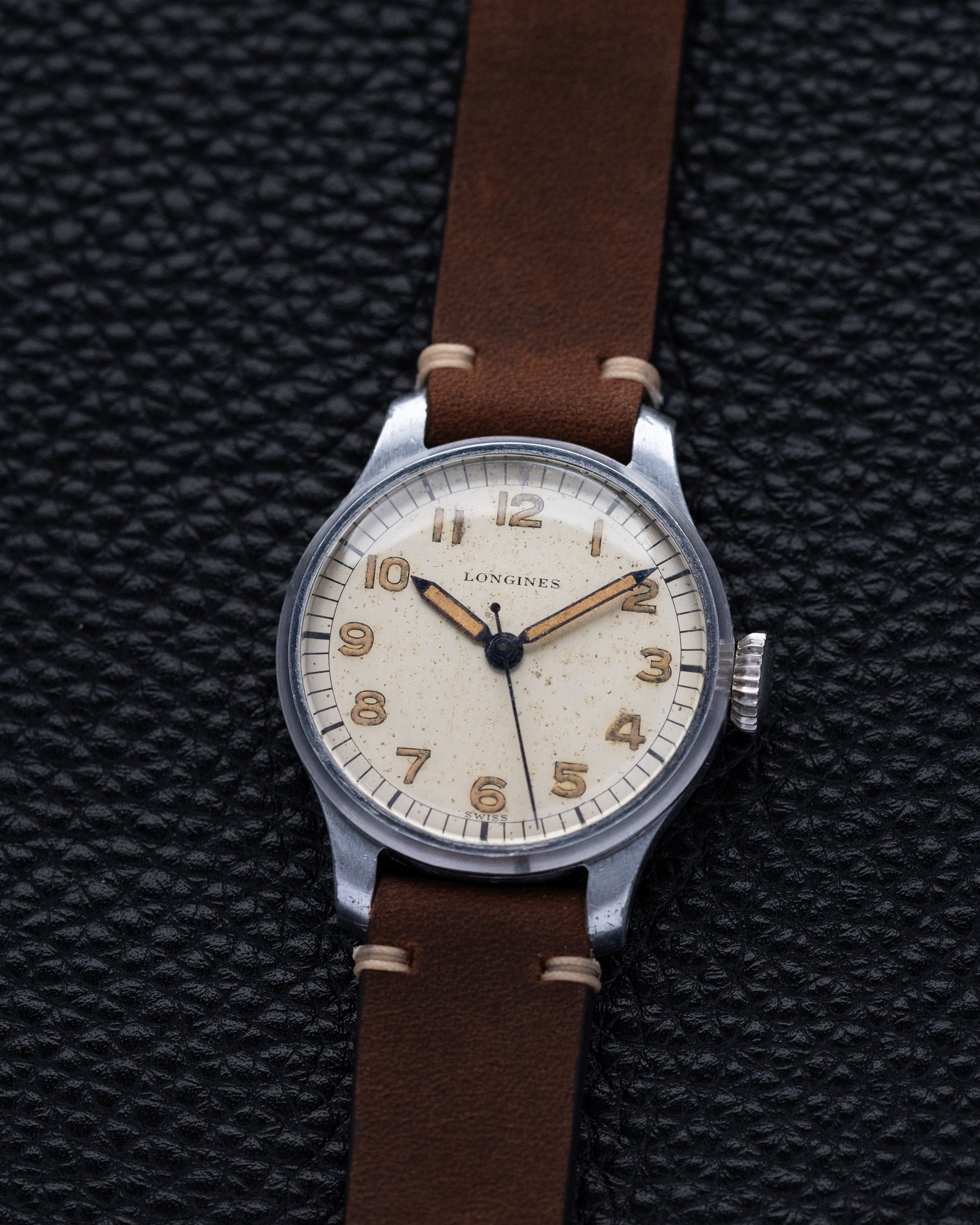 Vintage Longines 12L Military Pilot’s Watch, Cal. 12.68N, Radium Dial from 1940's - DuMarko