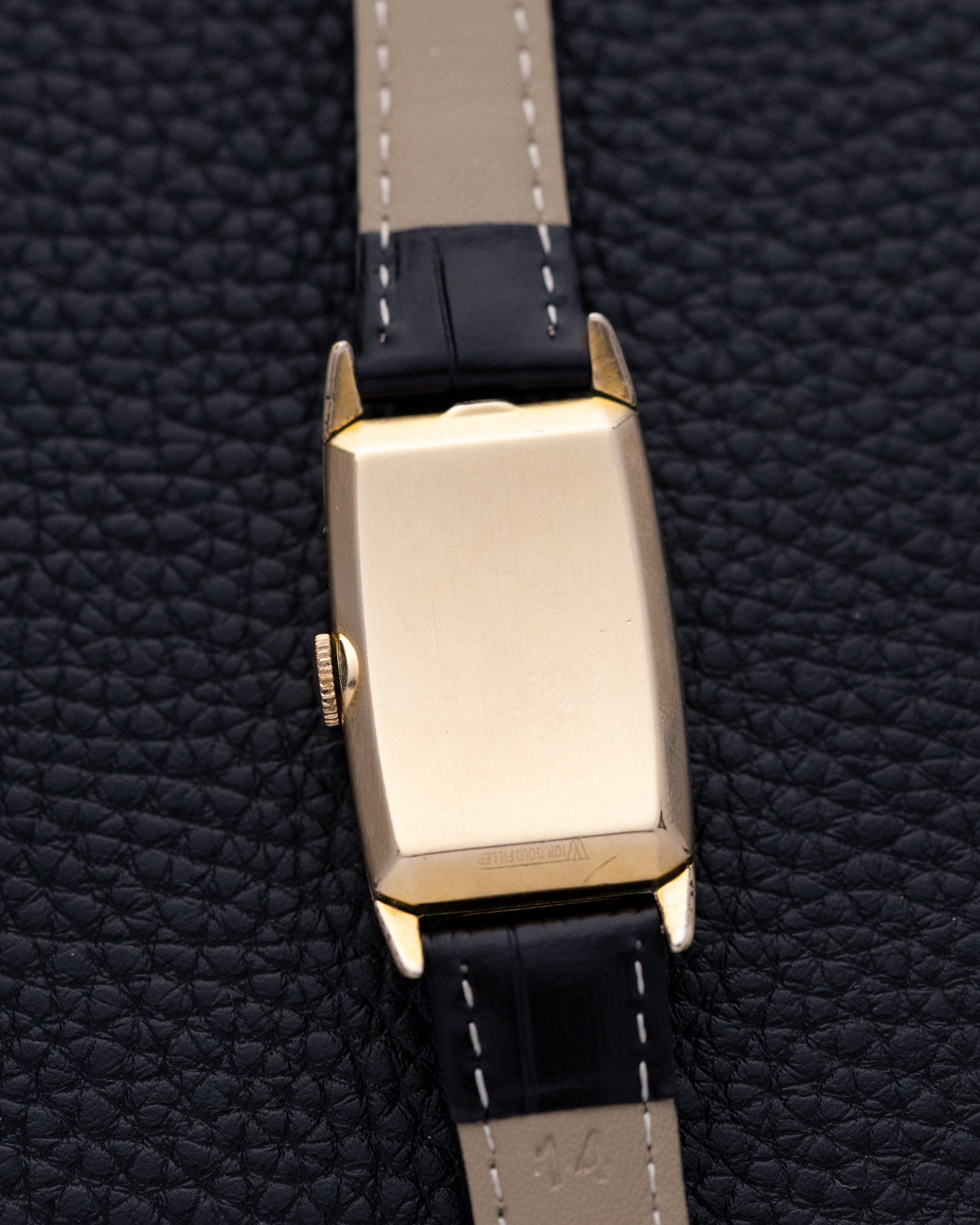 Vintage Longines Art Deco Tank, Breguet numerals, Cal. 9L, Gold - filled tonneau case from 1940's - DuMarko