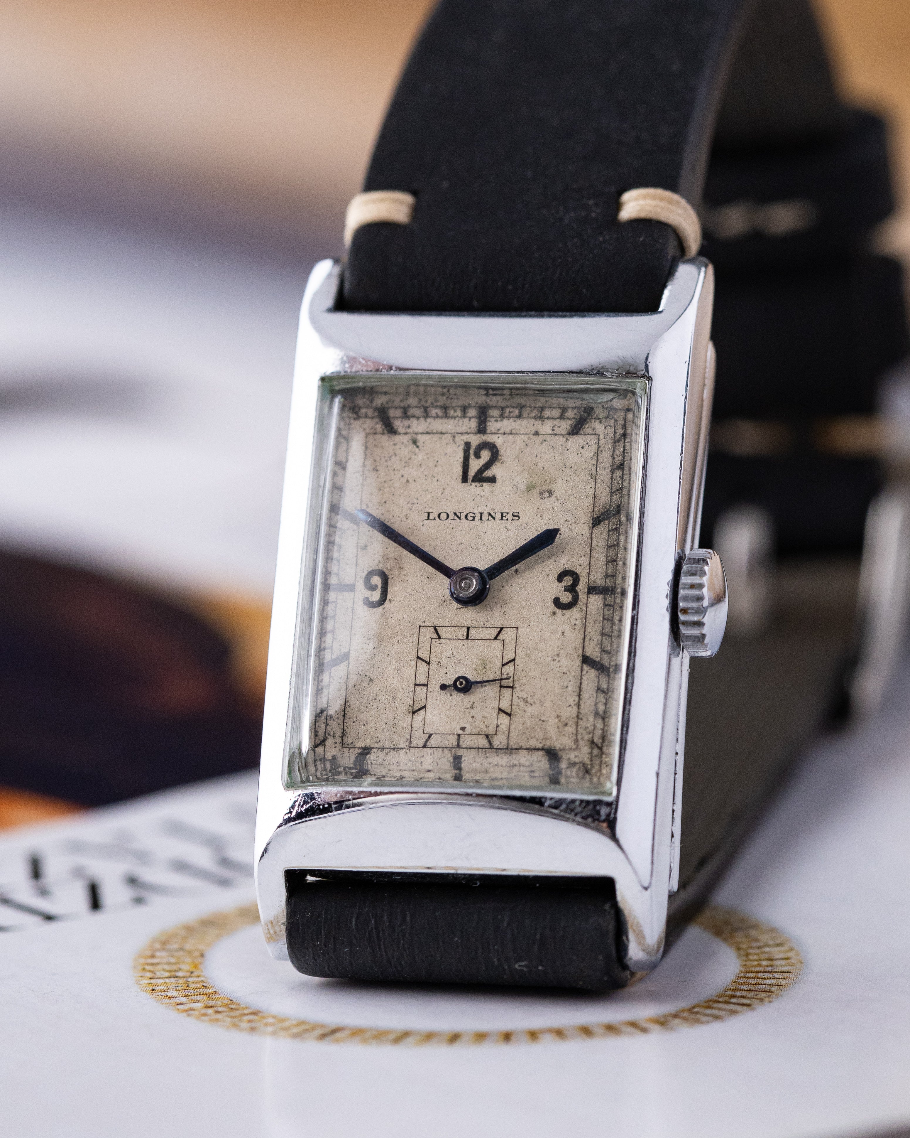 Vintage Longines Art Deco Tank, Sector Dial, Cal. 20.28 from 1934 - DuMarko