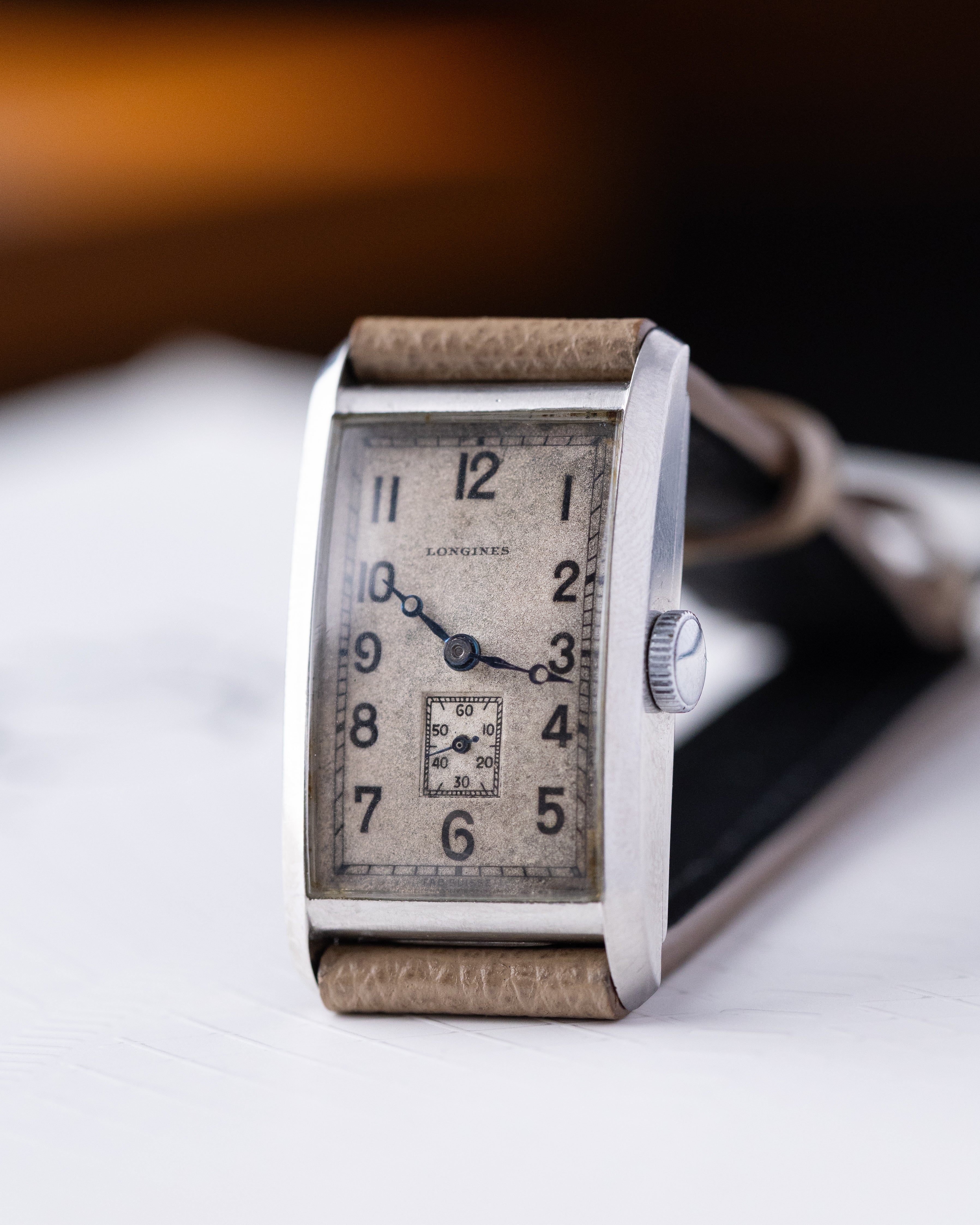 Vintage Longines Art Deco Tank, Staybrite Steel case, Cal. 20.28 from 1934 - DuMarko