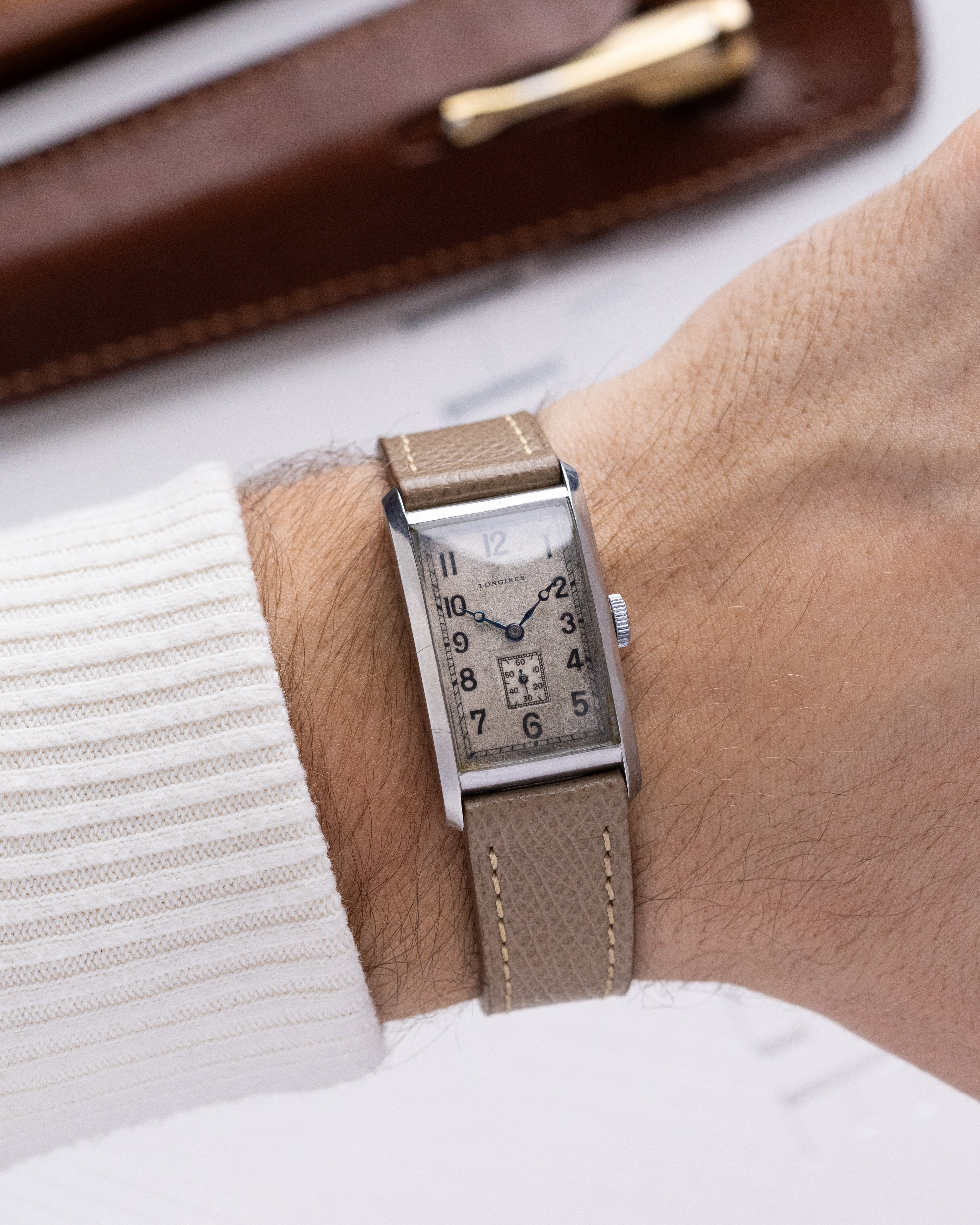 Vintage Longines Art Deco Tank, Staybrite Steel case, Cal. 20.28 from 1934 - DuMarko