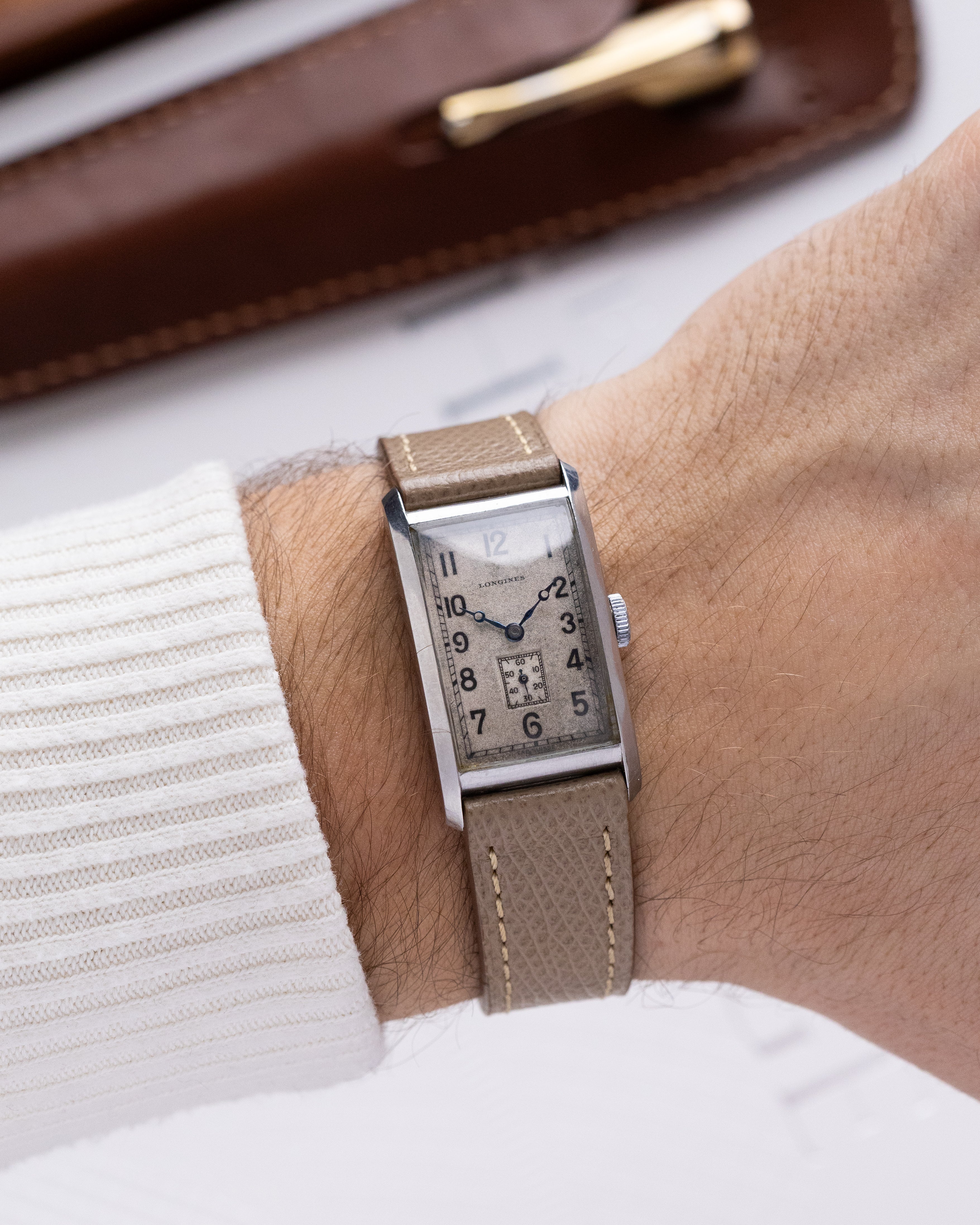 Vintage Longines Art Deco Tank, Staybrite Steel case, Cal. 20.28 from 1934 - DuMarko