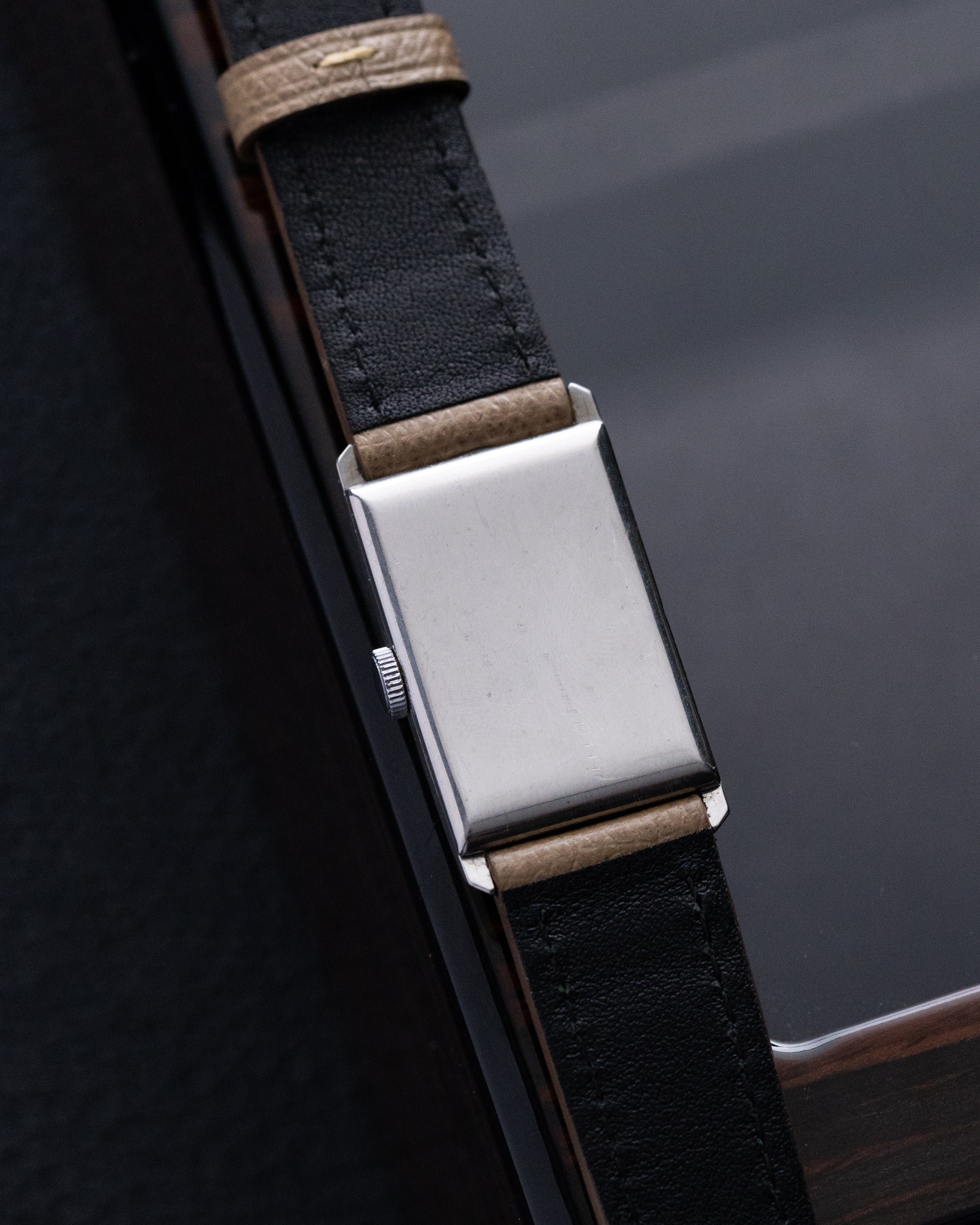 Vintage Longines Art Deco Tank, Staybrite Steel case, Cal. 20.28 from 1934 - DuMarko