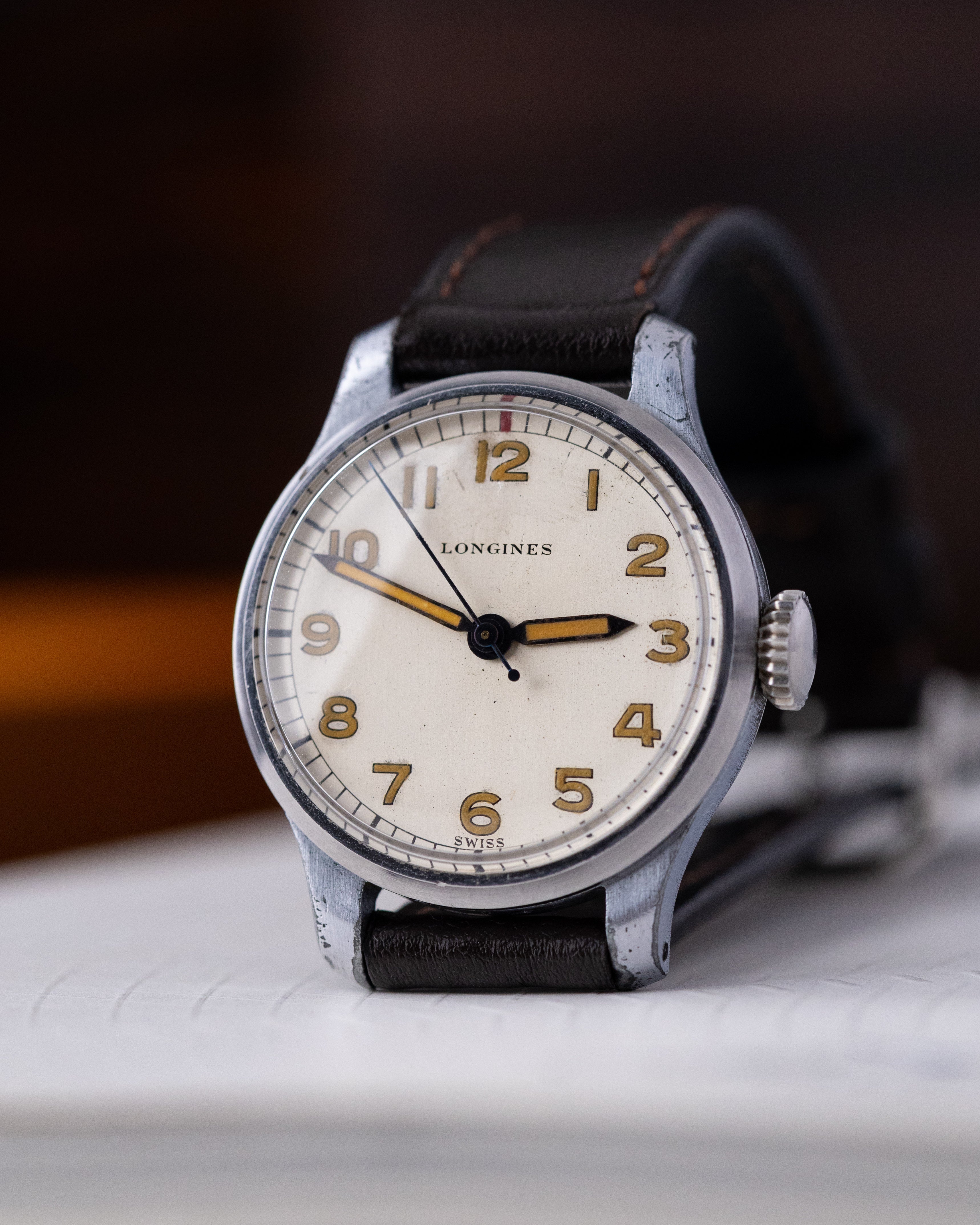 Vintage Longines Military Pilot’s Watch, Swiss Made, Cal. 12.68N from 1940's - DuMarko