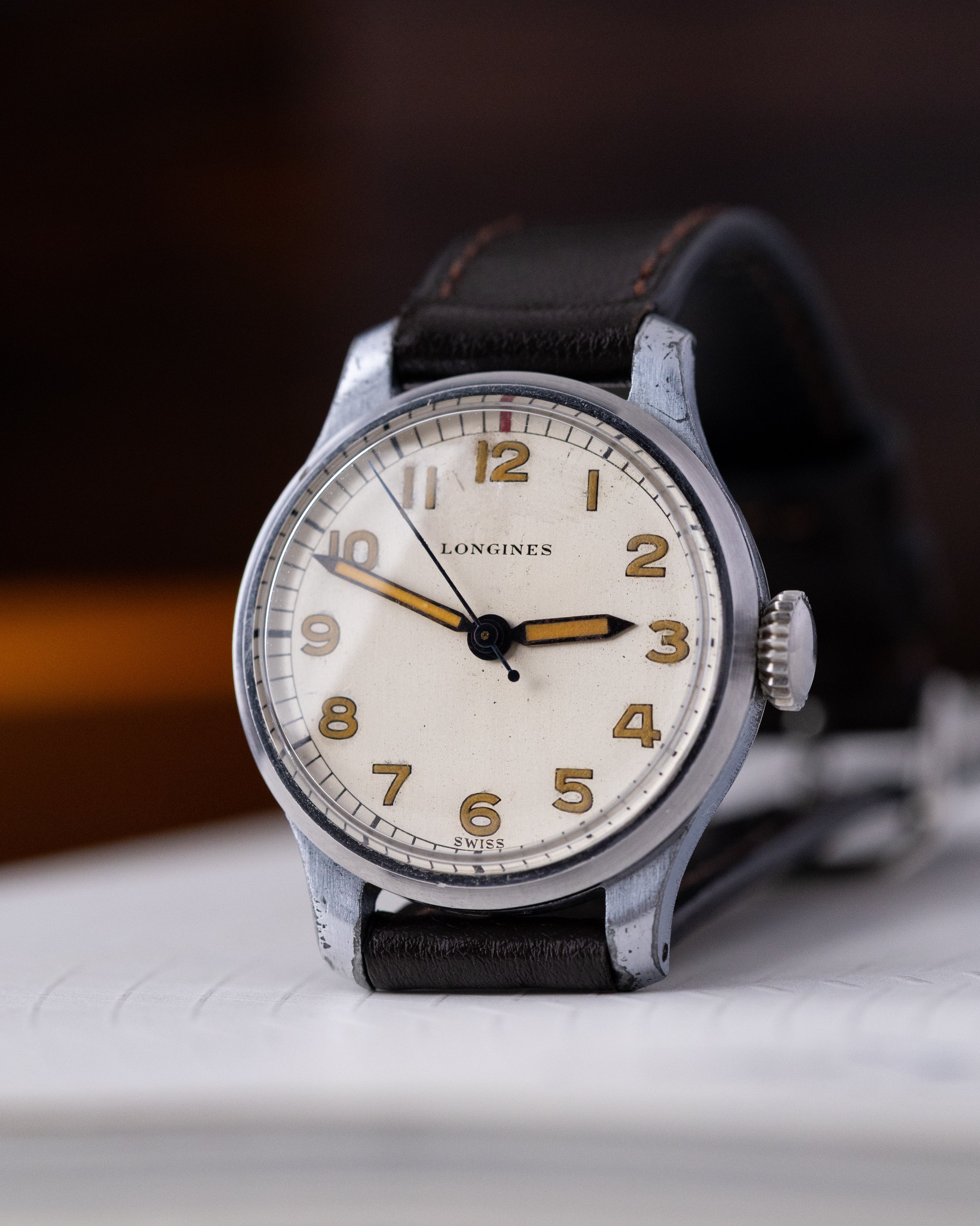 Vintage Longines Military Pilot’s Watch, Swiss Made, Cal. 12.68N from 1940's - DuMarko