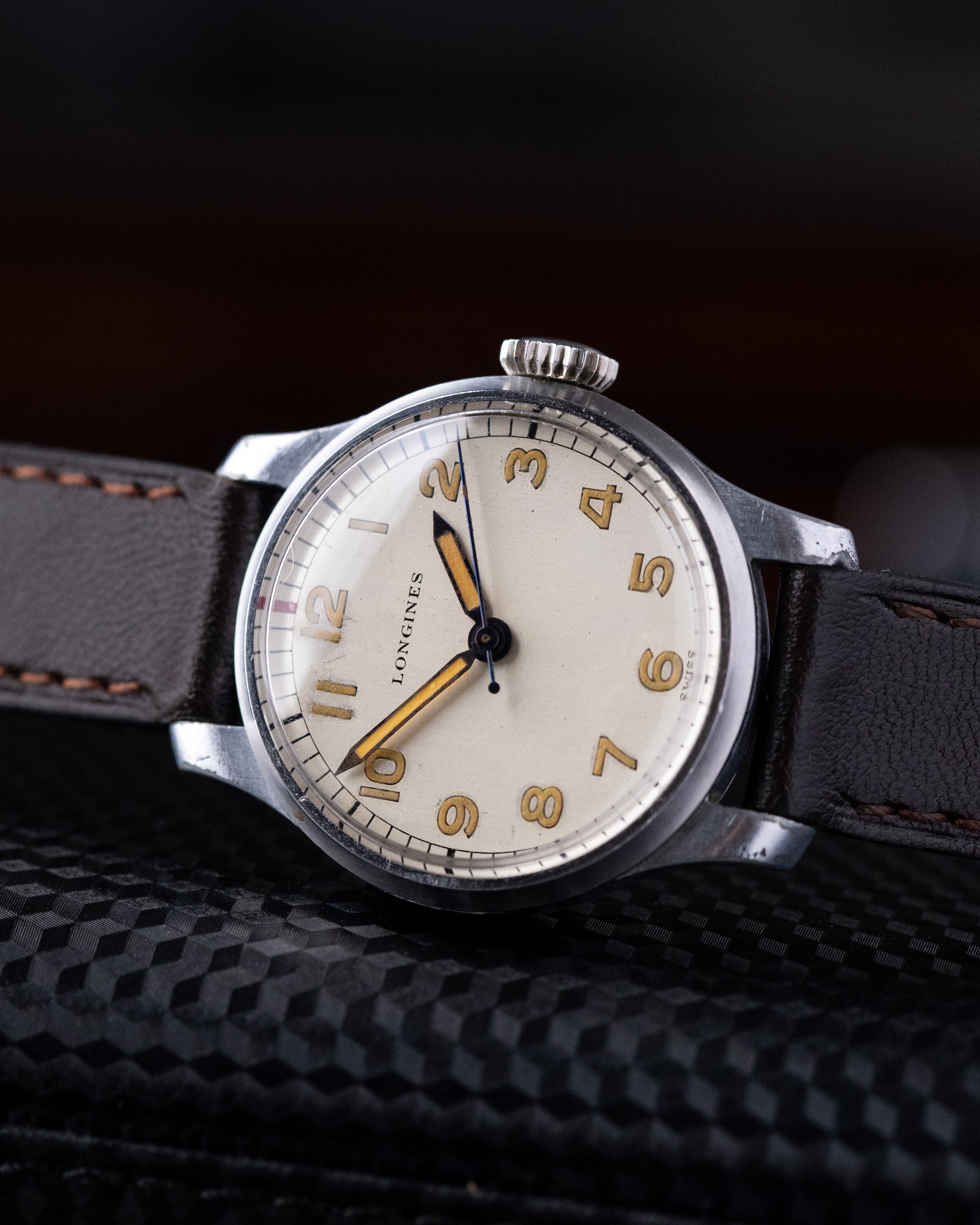 Vintage Longines Military Pilot’s Watch, Swiss Made, Cal. 12.68N from 1940's - DuMarko