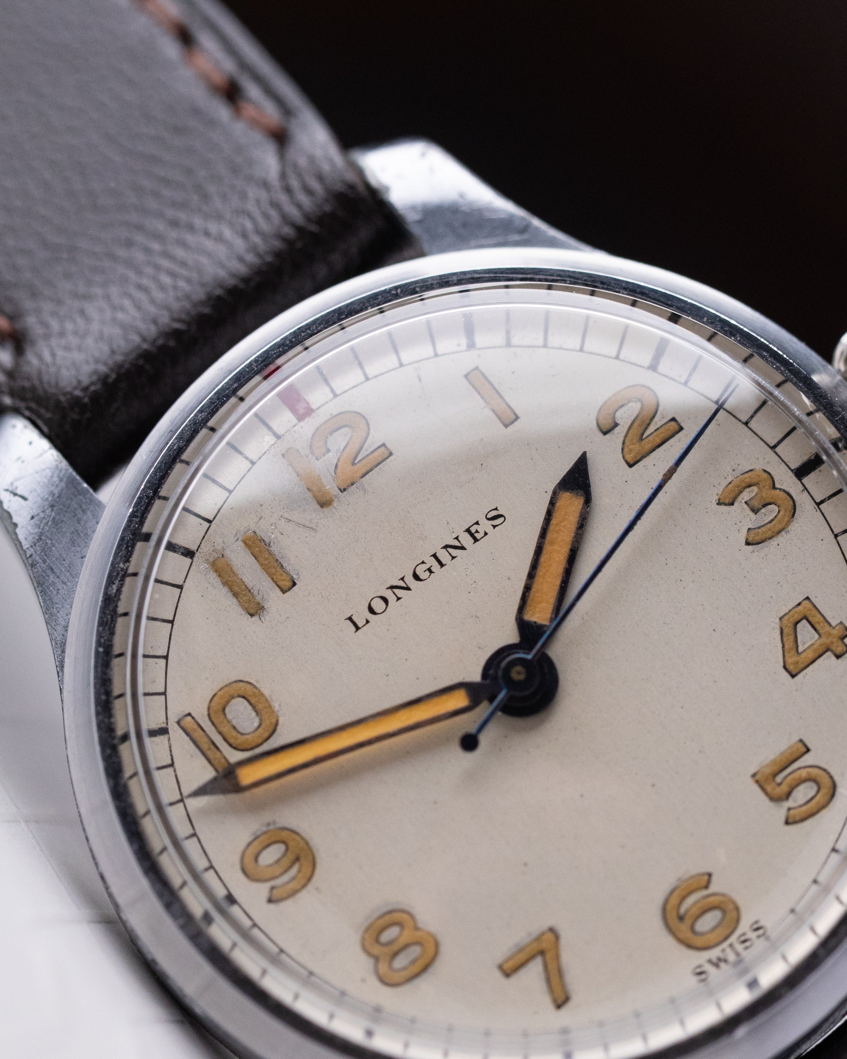 Vintage Longines Military Pilot’s Watch, Swiss Made, Cal. 12.68N from 1940's - DuMarko