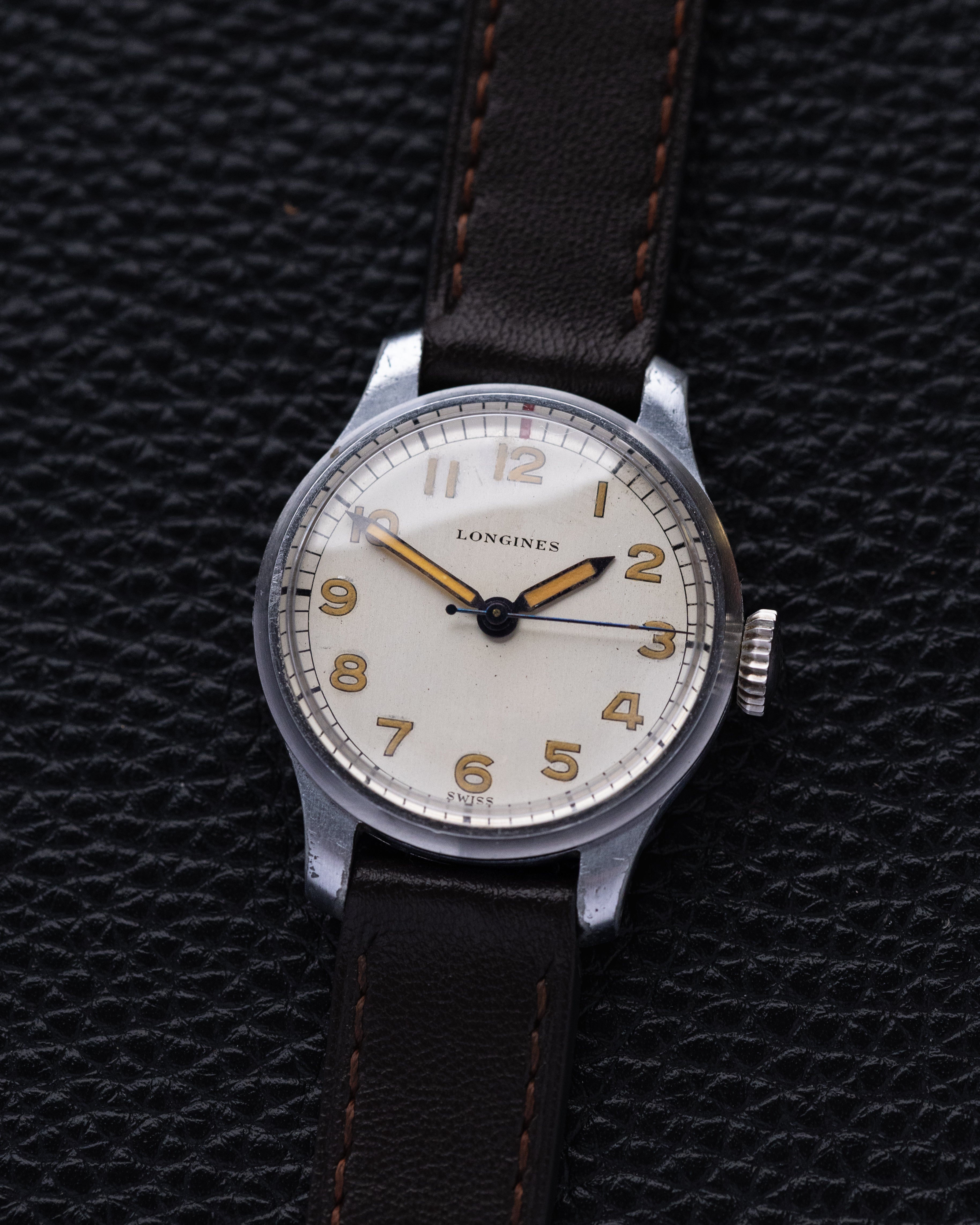 Vintage Longines Military Pilot’s Watch, Swiss Made, Cal. 12.68N from 1940's - DuMarko