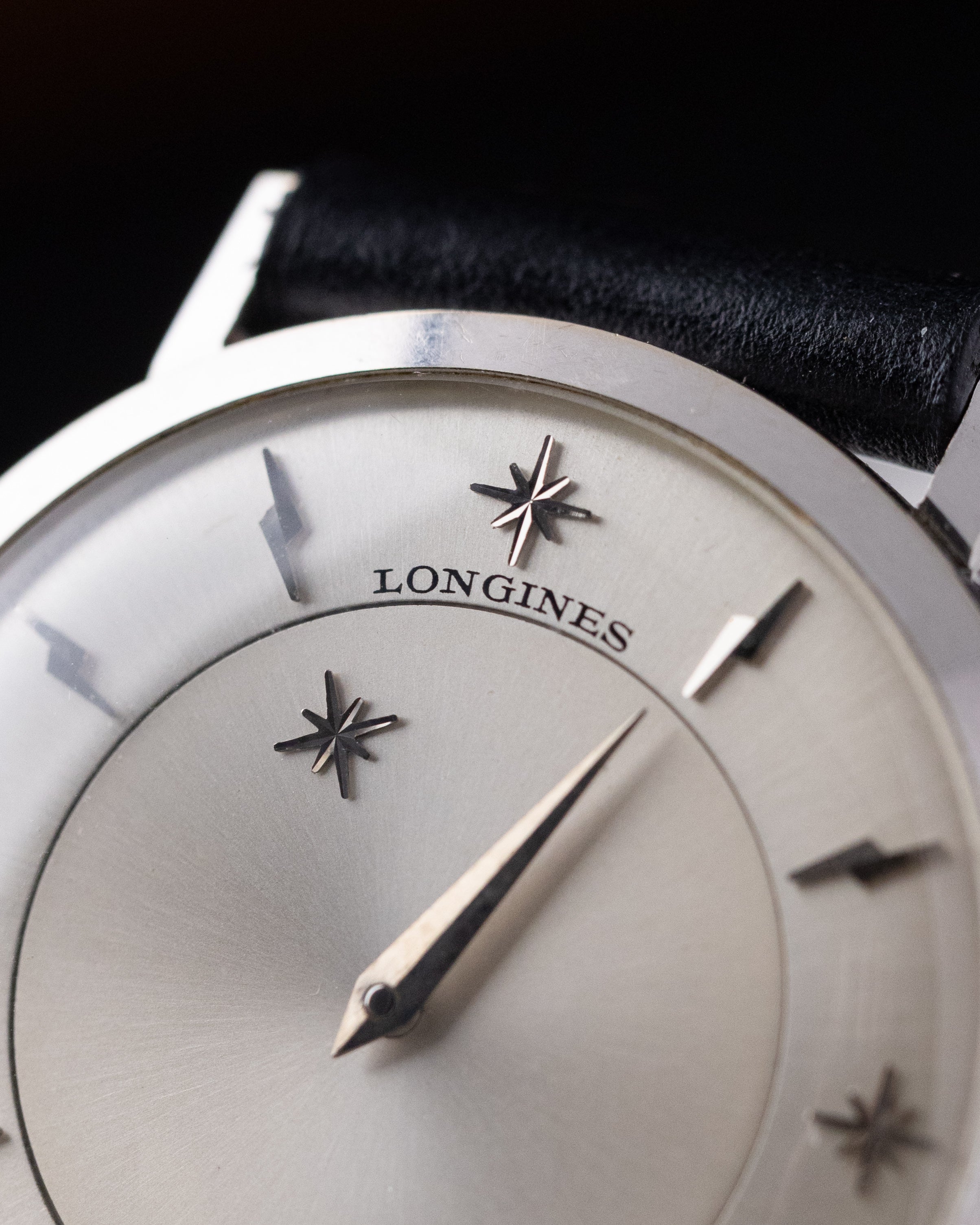 Vintage Longines Mystery Dial, Swiss Watch, 10K White Gold - Filled Case, Cal. 23Z from 1950s - DuMarko