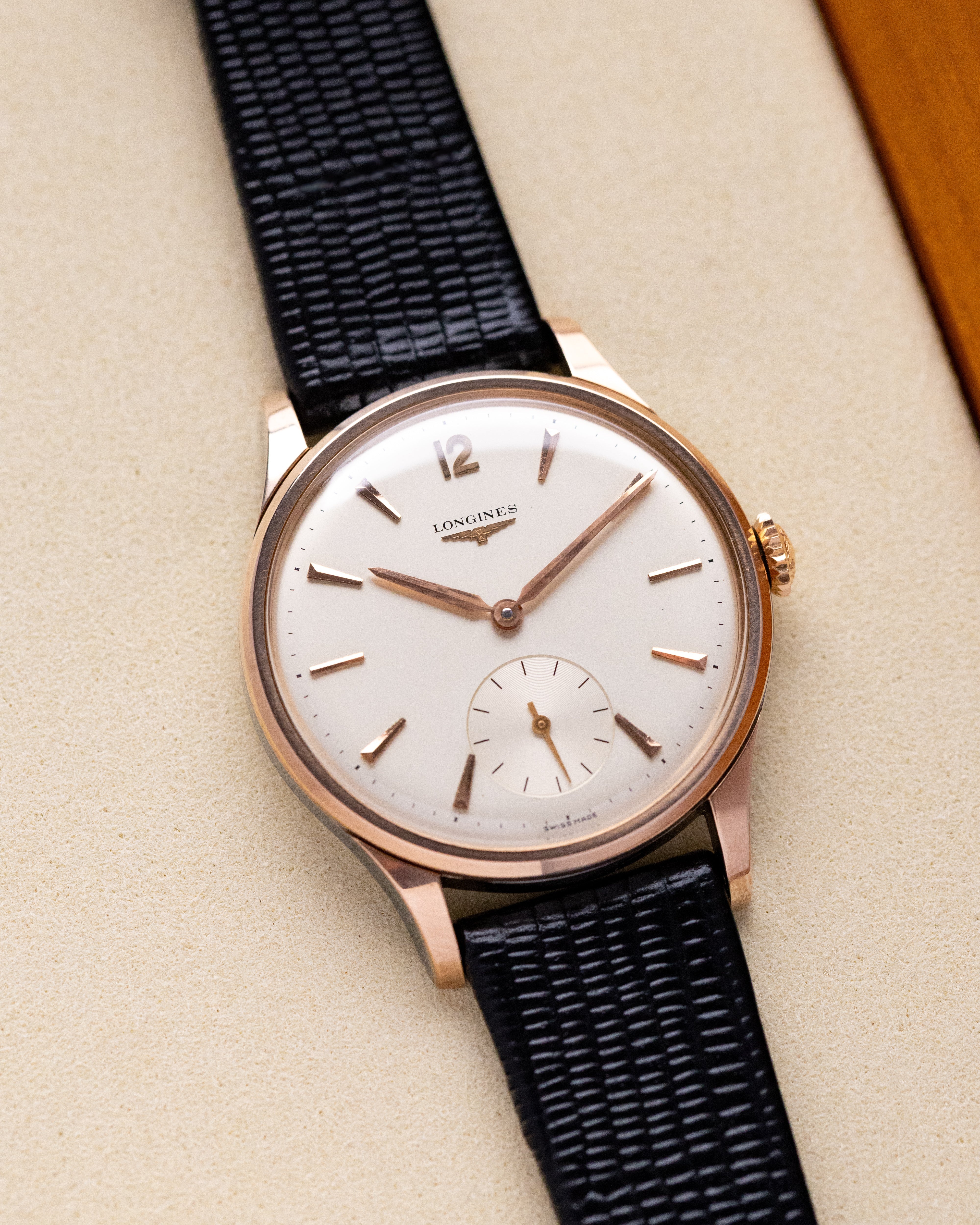 Vintage Longines, Rose Gold - Capped Case, Sub Second, Ref. 7293 - 1, Cal. 30L from 1963 - DuMarko