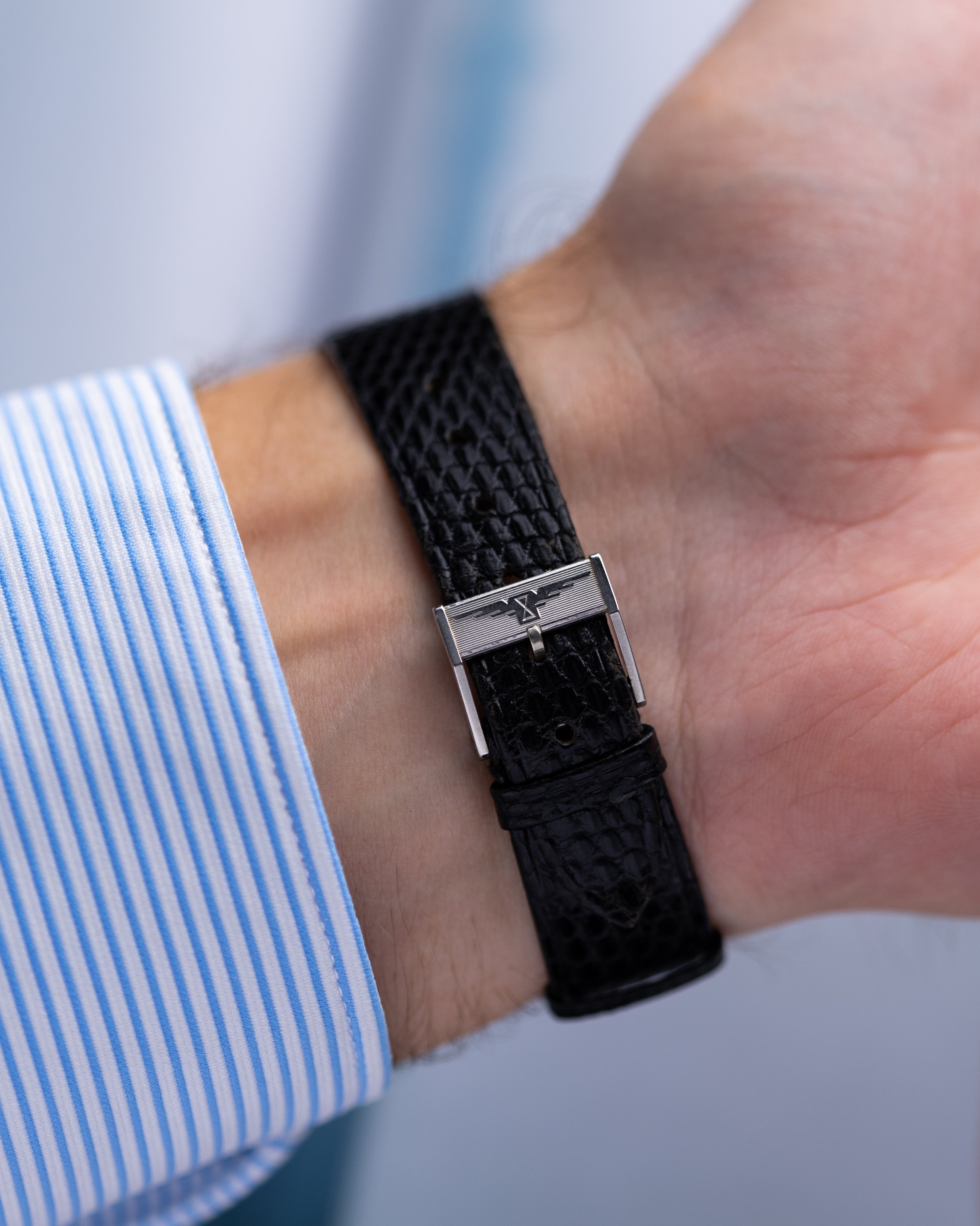 Vintage Longines Square Tank, Linen Silver Dial, Swiss Watch from 1970's - DuMarko