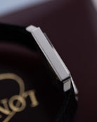 Vintage Longines Square Tank, Linen Silver Dial, Swiss Watch from 1970's - DuMarko