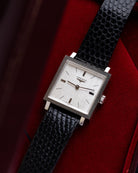 Vintage Longines Square Tank, Linen Silver Dial, Swiss Watch from 1970's - DuMarko