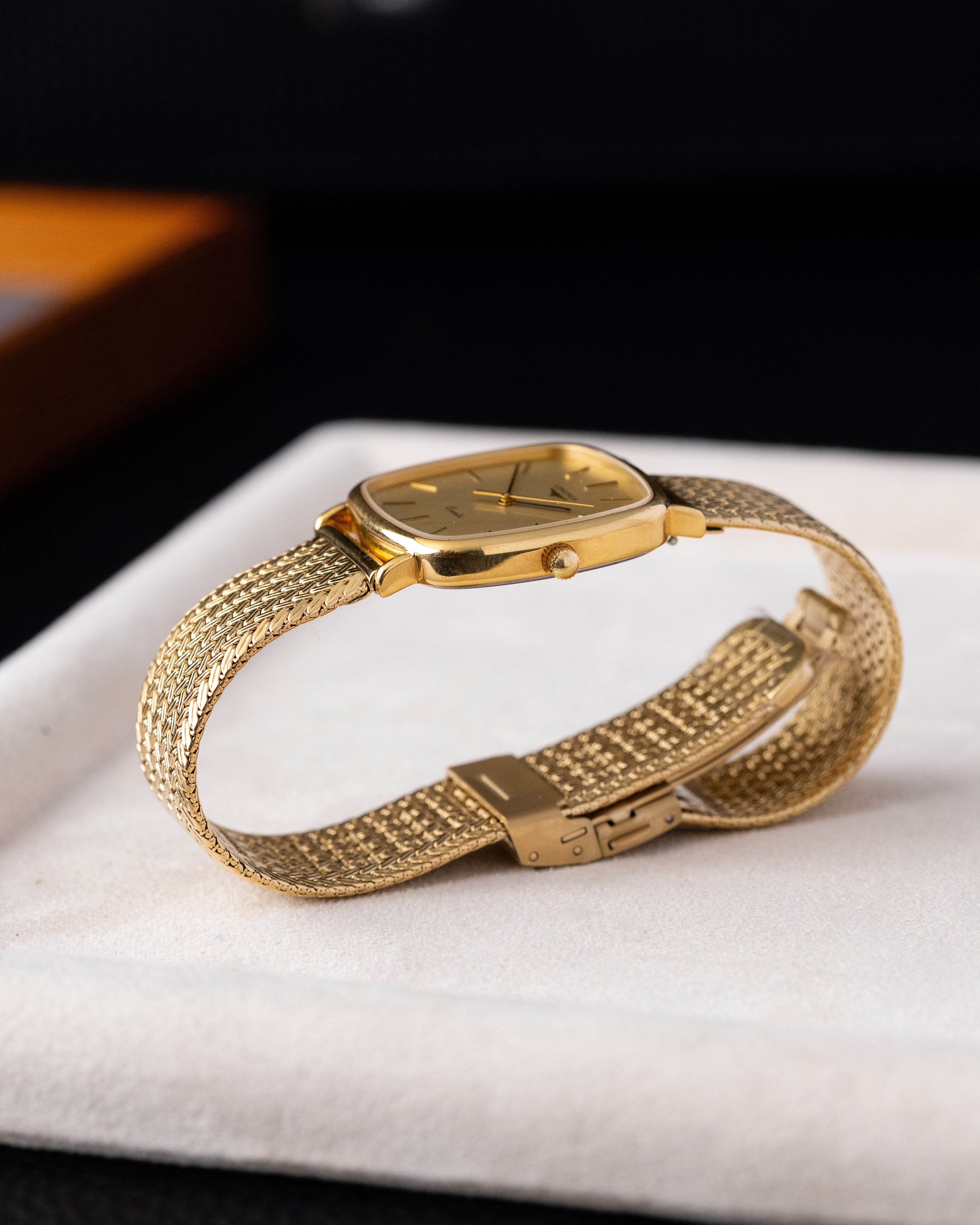 Vintage Longines Swiss Watch, Gold - plated "TV" Case, Quartz Cal. L977.2 from 1970's - DuMarko