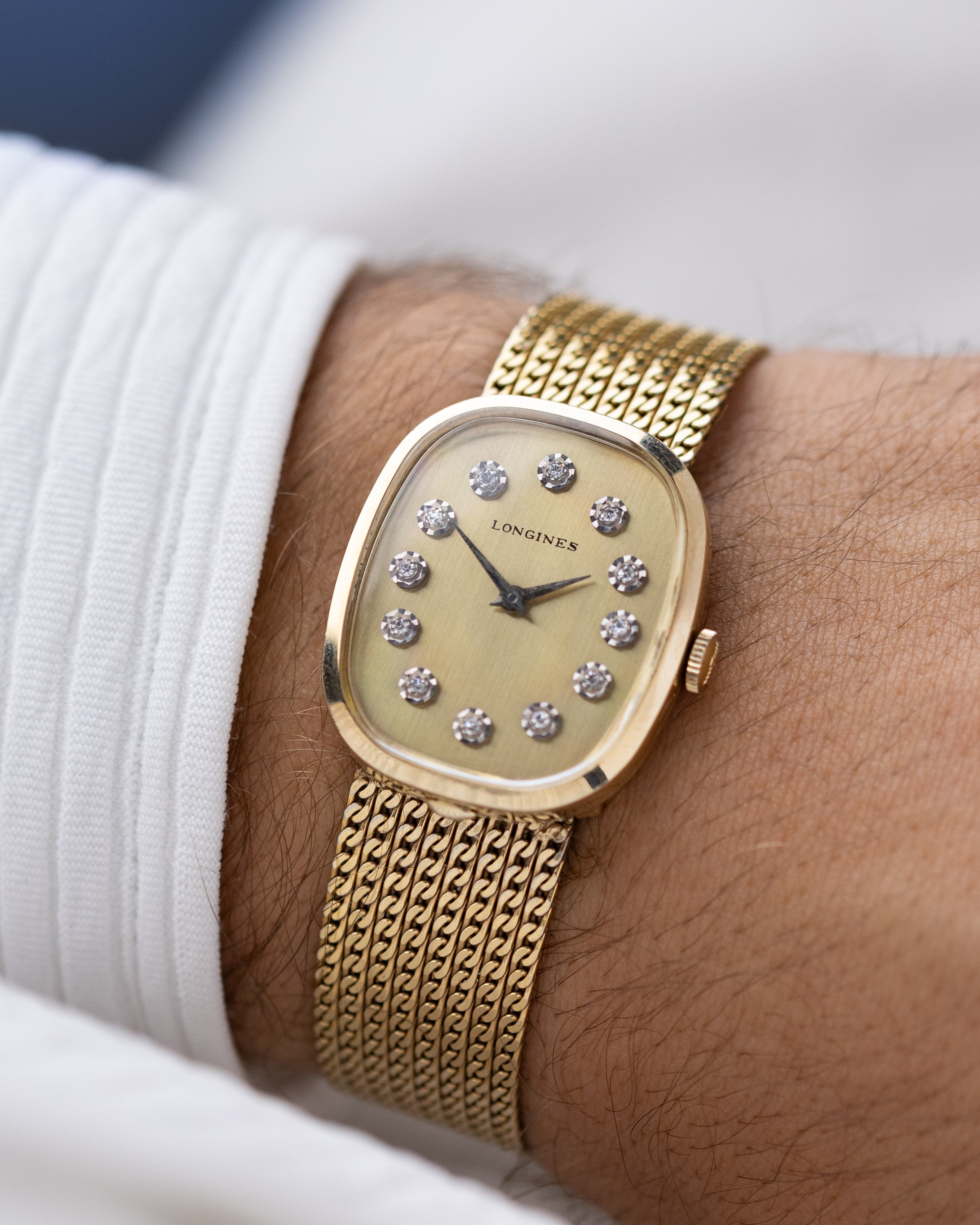 Vintage Longines Swiss Watch, Original 10K gold - filled case and bracelet, Cal. L349.2 from 1975 - DuMarko