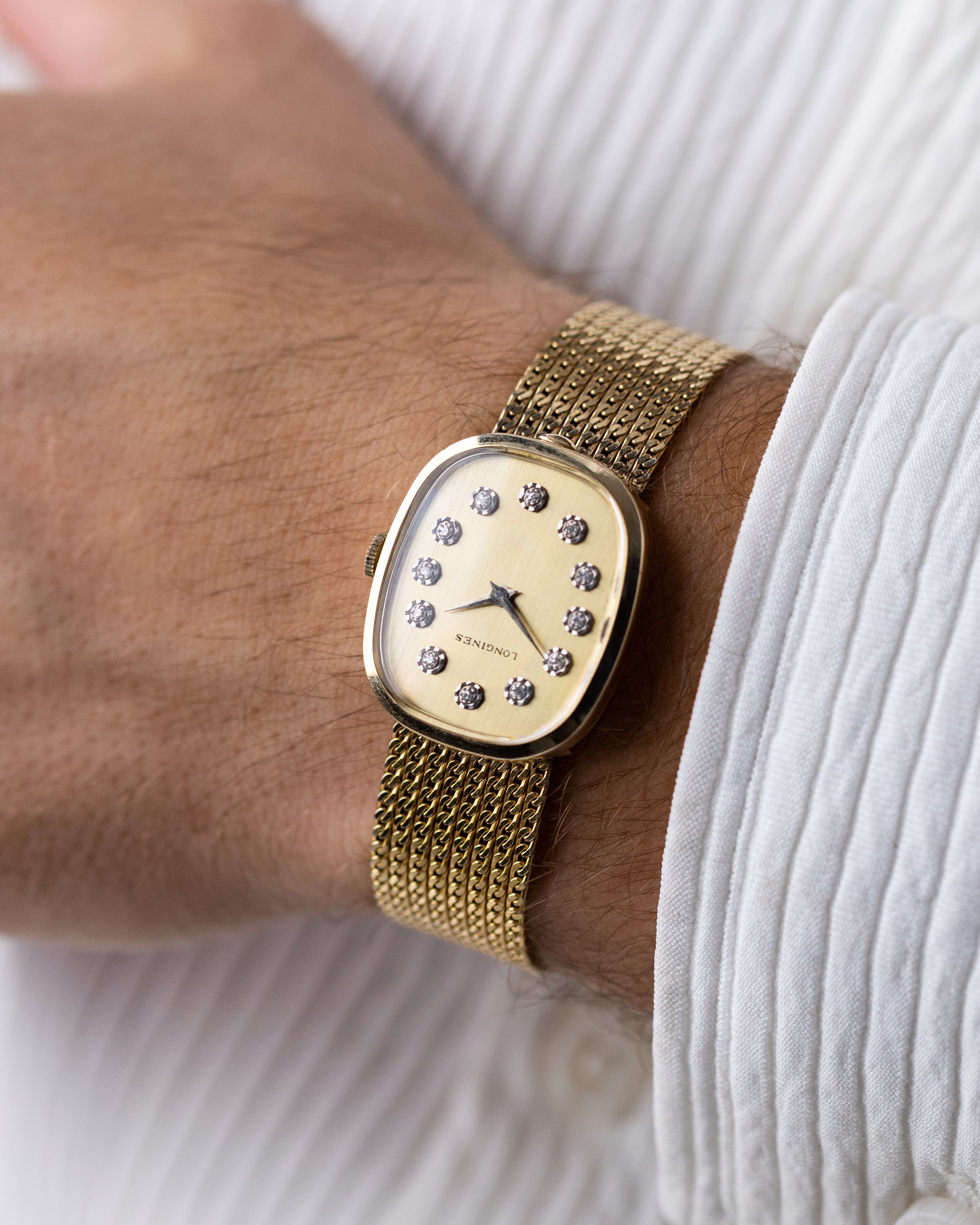 Vintage Longines Swiss Watch, Original 10K gold - filled case and bracelet, Cal. L349.2 from 1975 - DuMarko