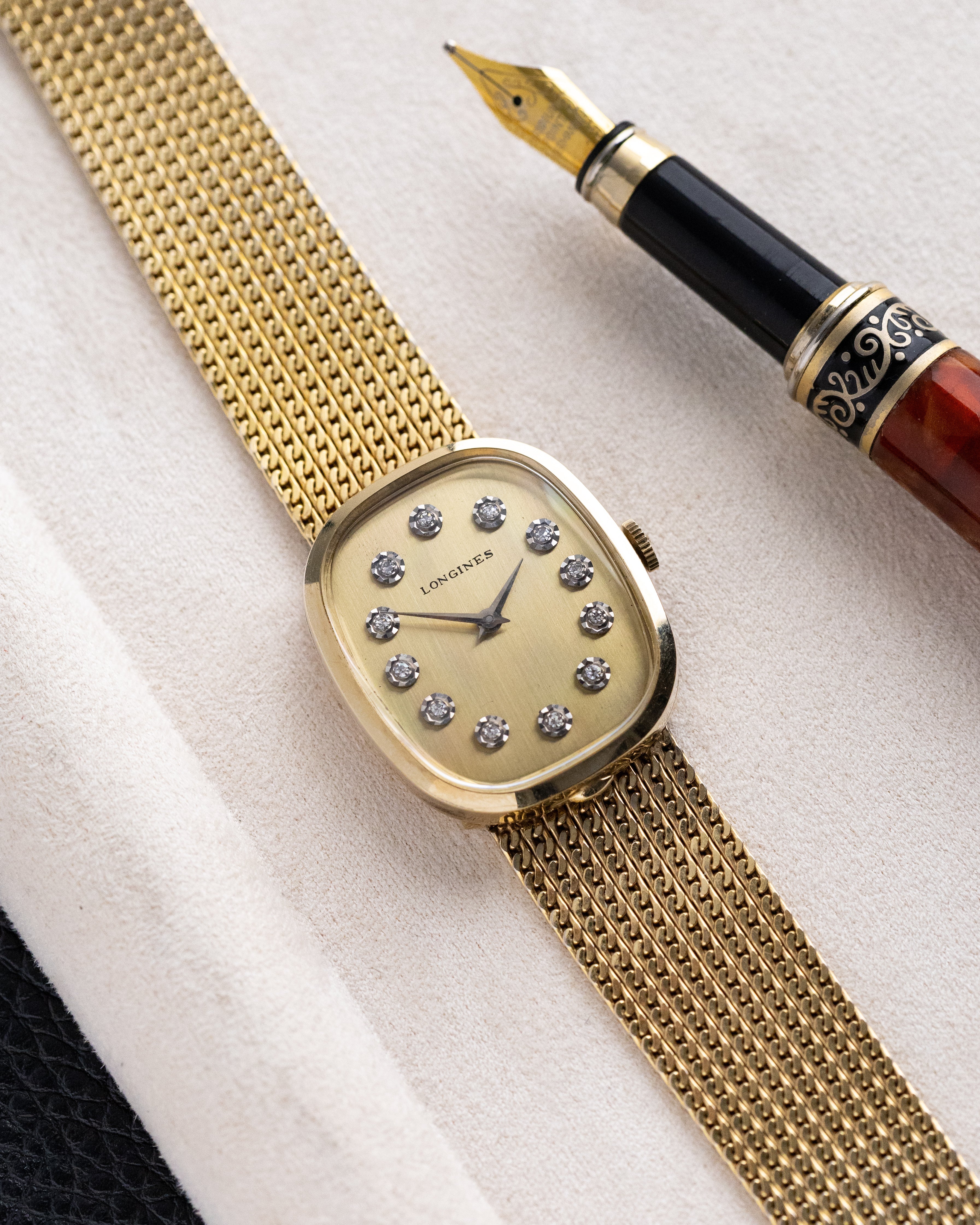 Vintage Longines Swiss Watch, Original 10K gold - filled case and bracelet, Cal. L349.2 from 1975 - DuMarko