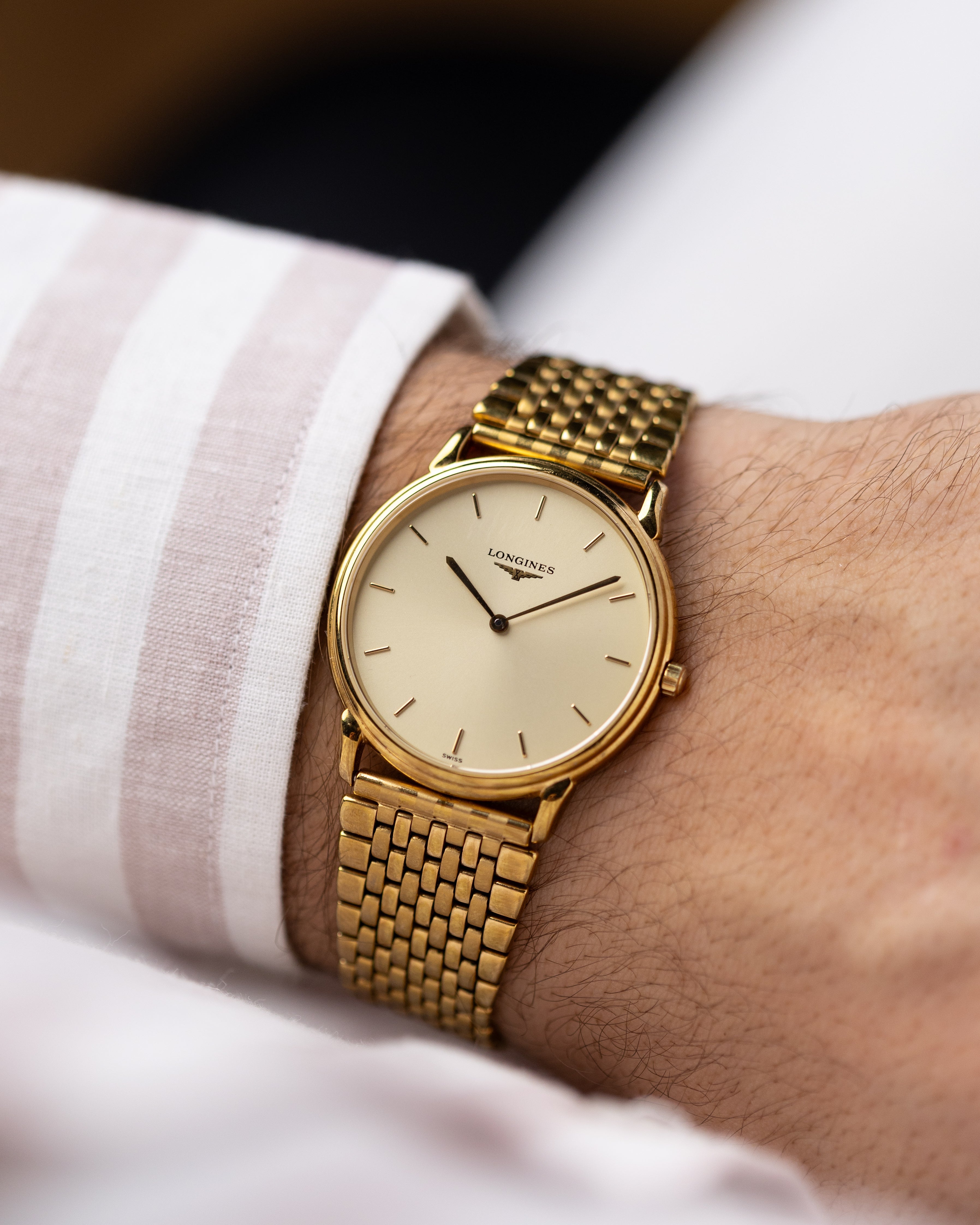 Vintage Longines Swiss watch, Ref. L4.676.2, Gold - plated Case from 1970's - DuMarko