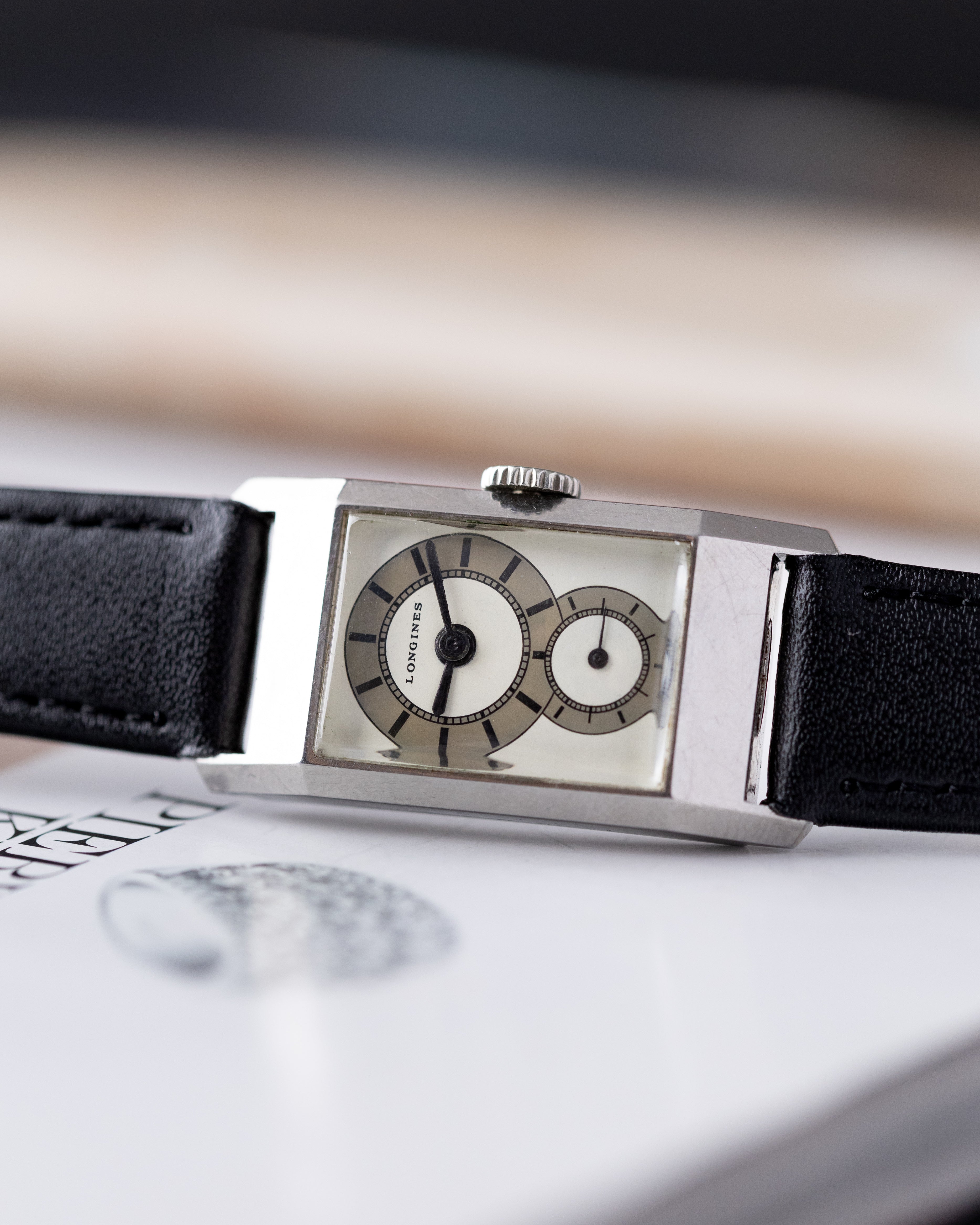 Vintage Longines Tank, Doctor's Medical Watch, Cal. 9.32 from 1933 - DuMarko