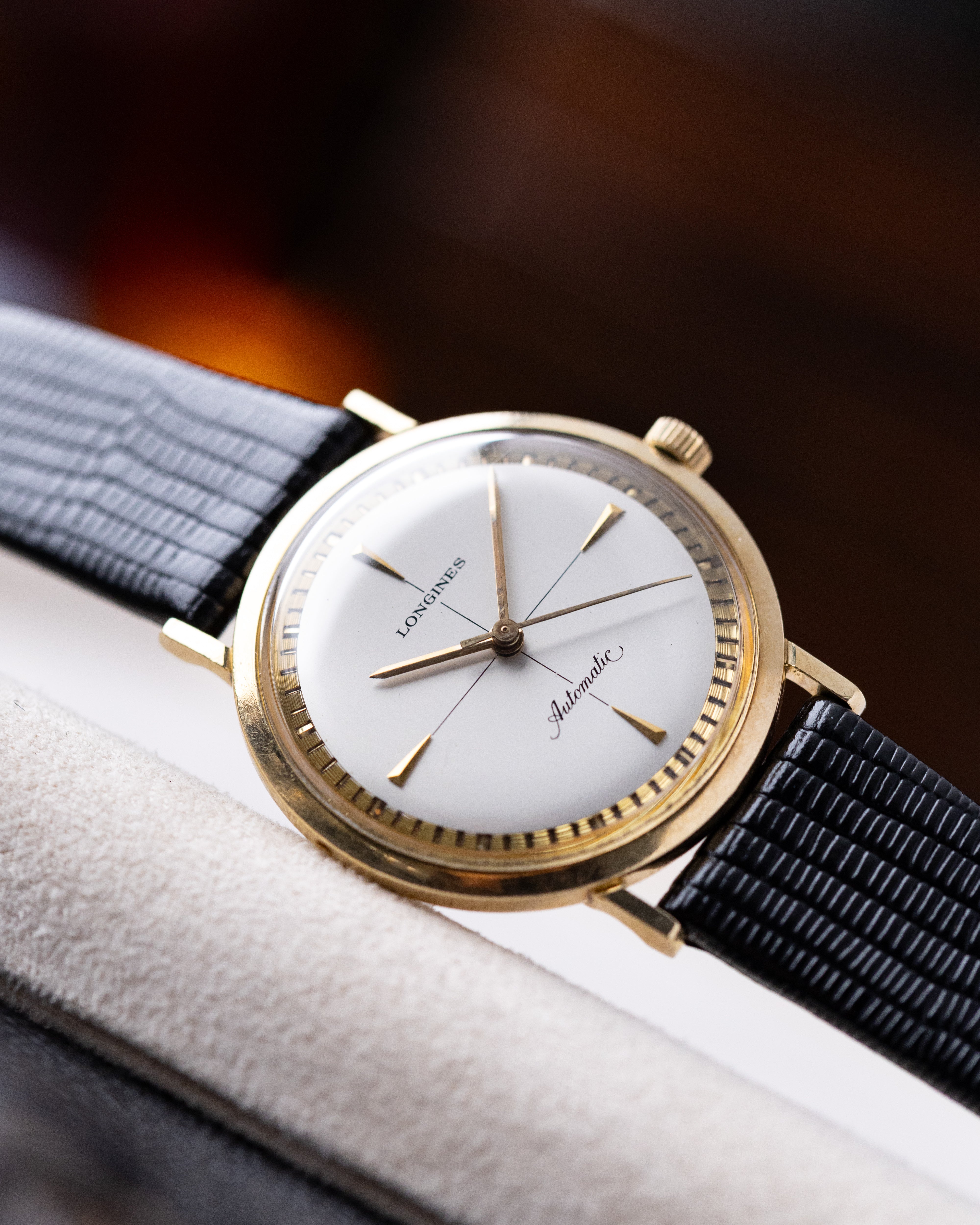 Vintage Longines Watch, Gold - plated monocoque case, Crosshair Dial, Original Box from 1960’s - DuMarko