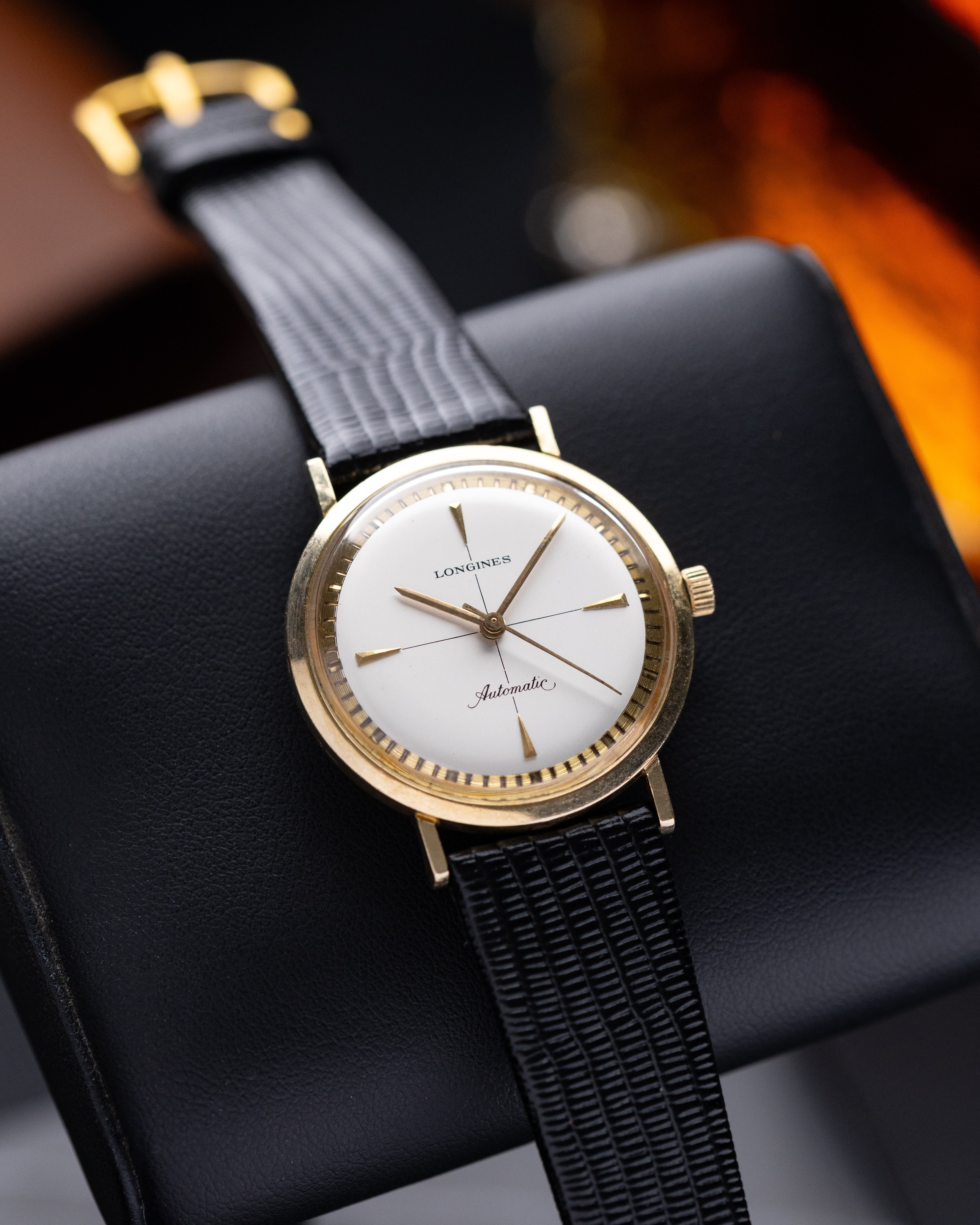 Vintage Longines Watch, Gold - plated monocoque case, Crosshair Dial, Original Box from 1960’s - DuMarko