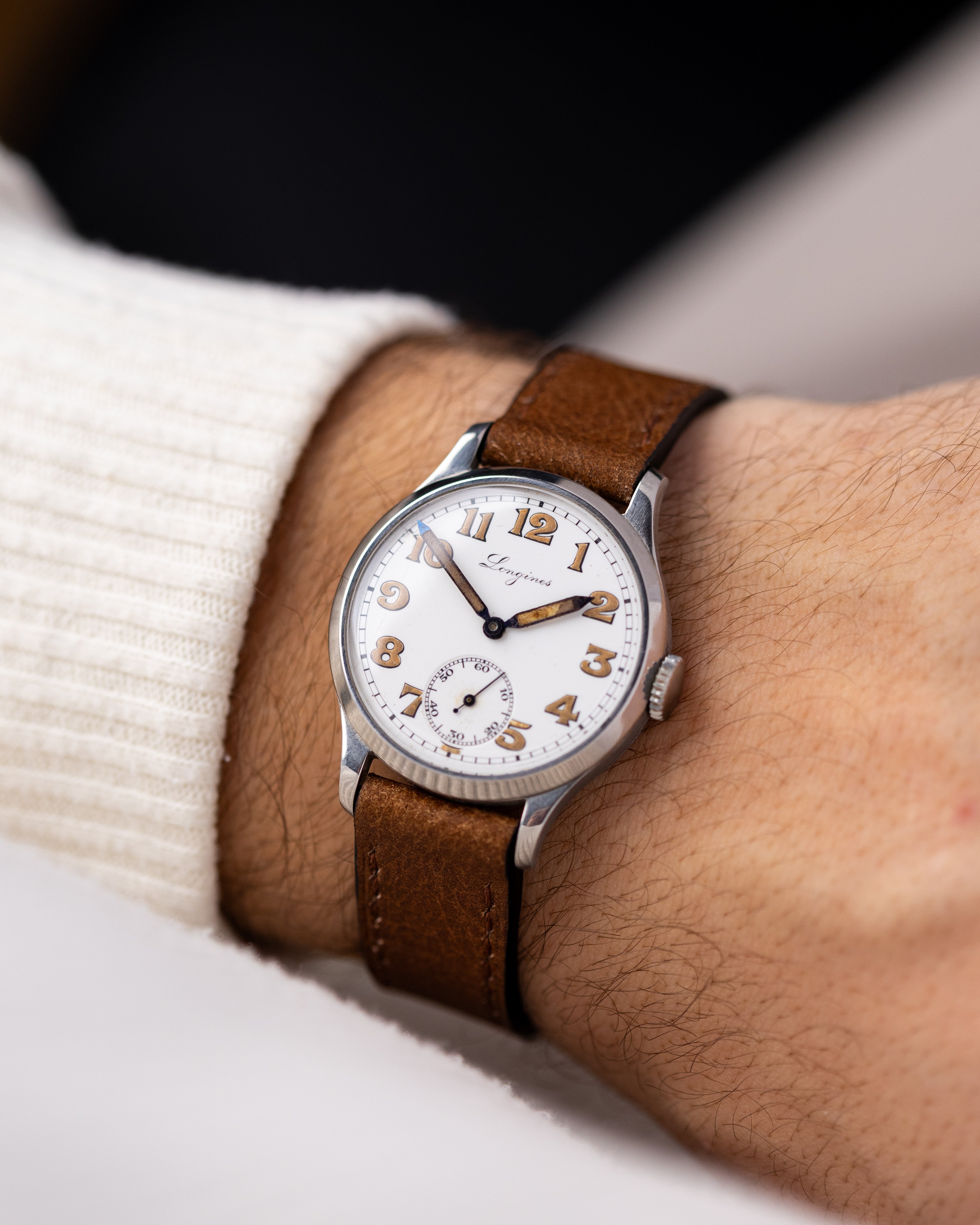 Vintage Longines x West End Watch Co. Cal. 13.34, Enamel Radium Dial from 1926 - DuMarko