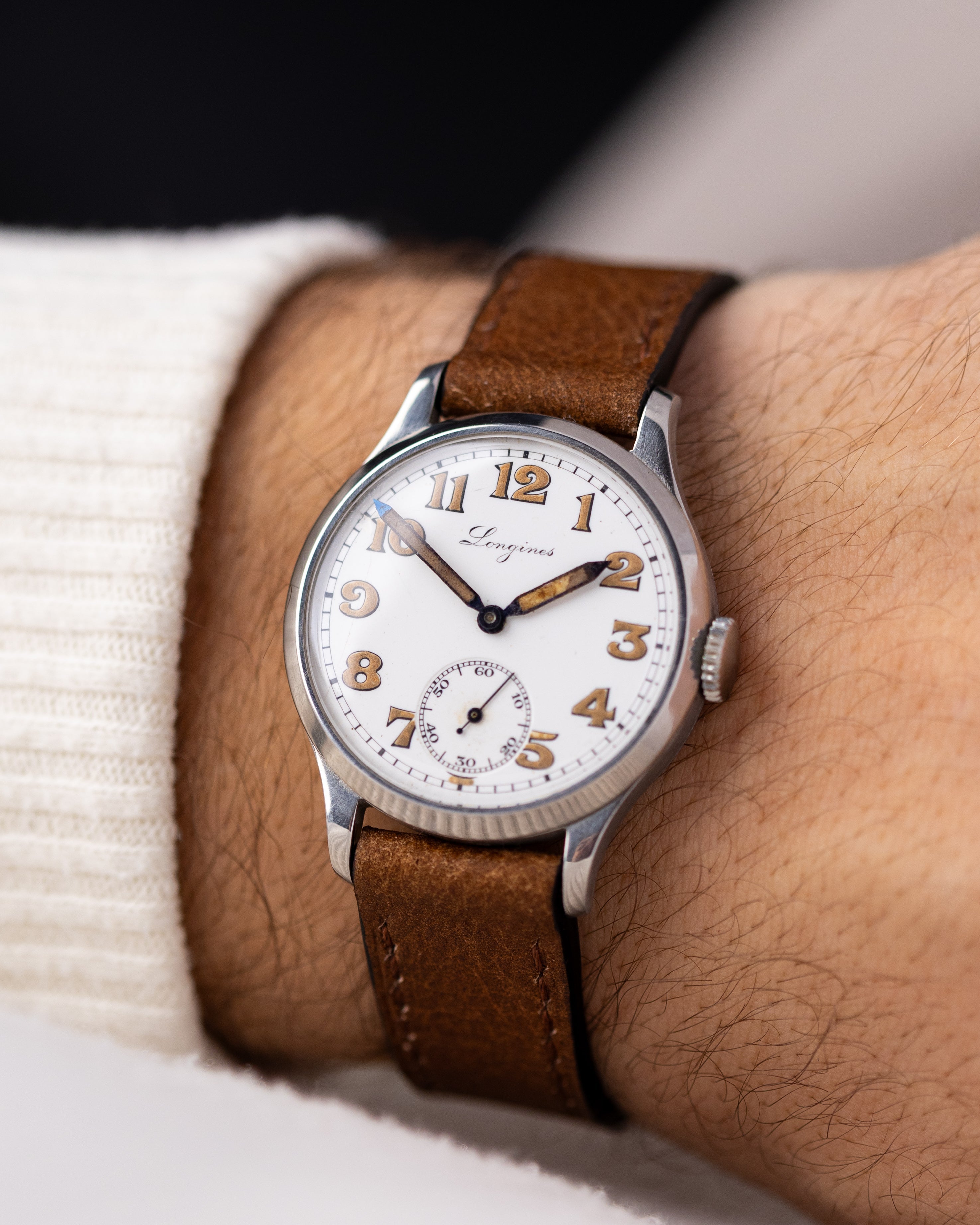 Vintage Longines x West End Watch Co. Cal. 13.34, Enamel Radium Dial from 1926 - DuMarko