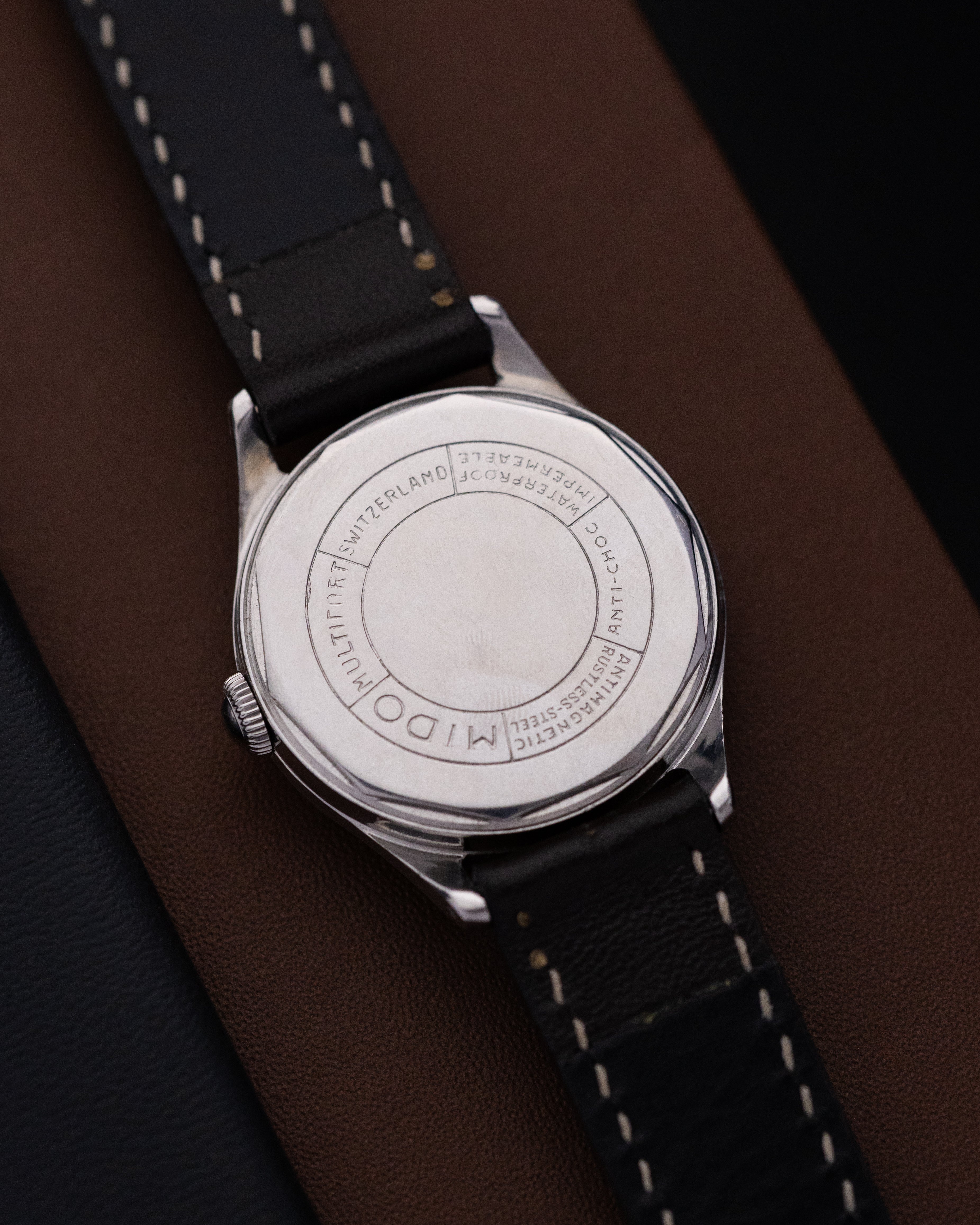 Vintage Mido Multifort Extra Flat Swiss Watch, François Borgel Case, Cal. 1200A from 1950's - DuMarko