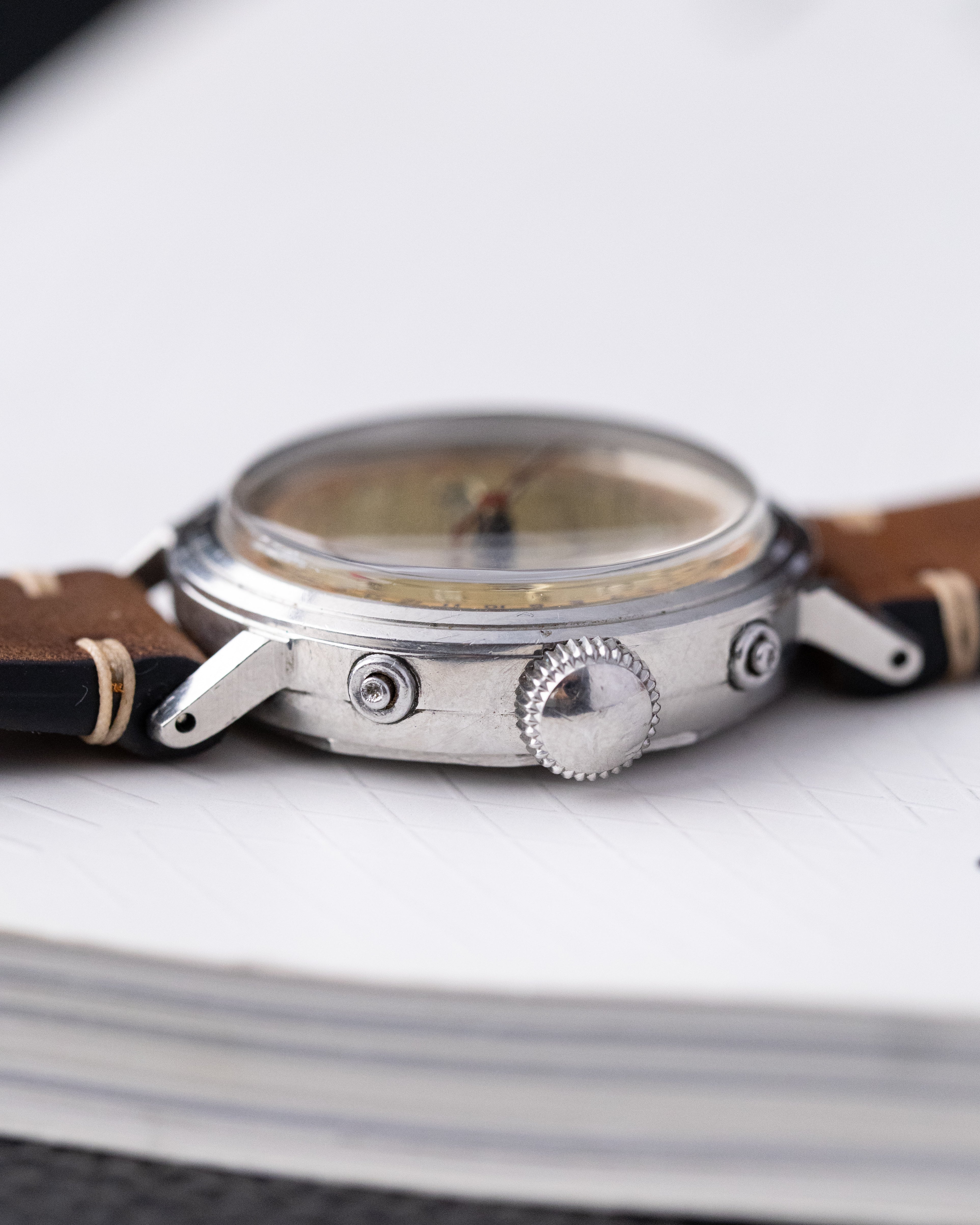 Vintage Movado Calendograph, Triple Calendar, Borgel Case, Ref. 14819 from 1950's - DuMarko