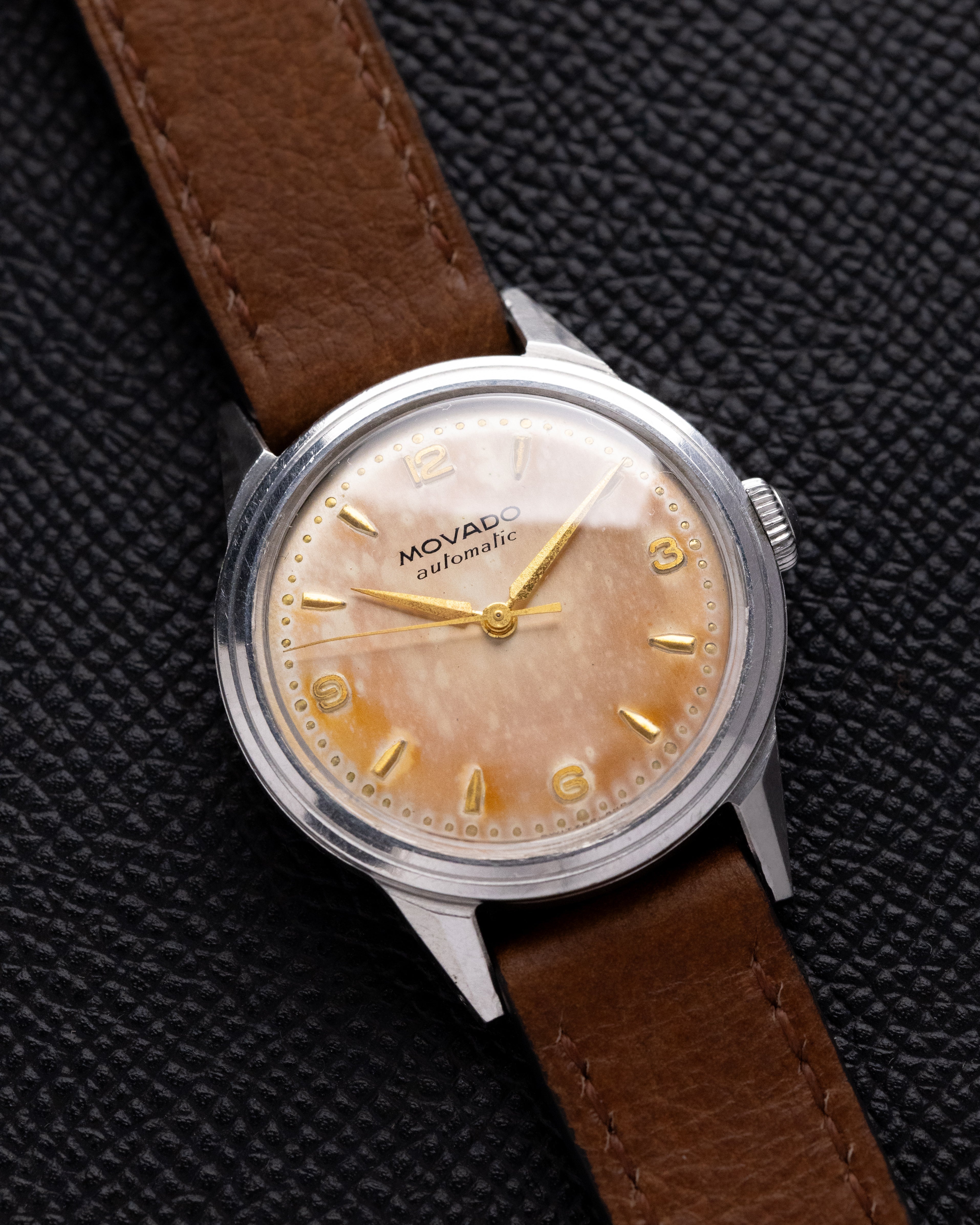 Vintage Movado Swiss Watch, François Borgel (FB) Case, Automatic Bumper Cal. 221A. from 1940's - DuMarko