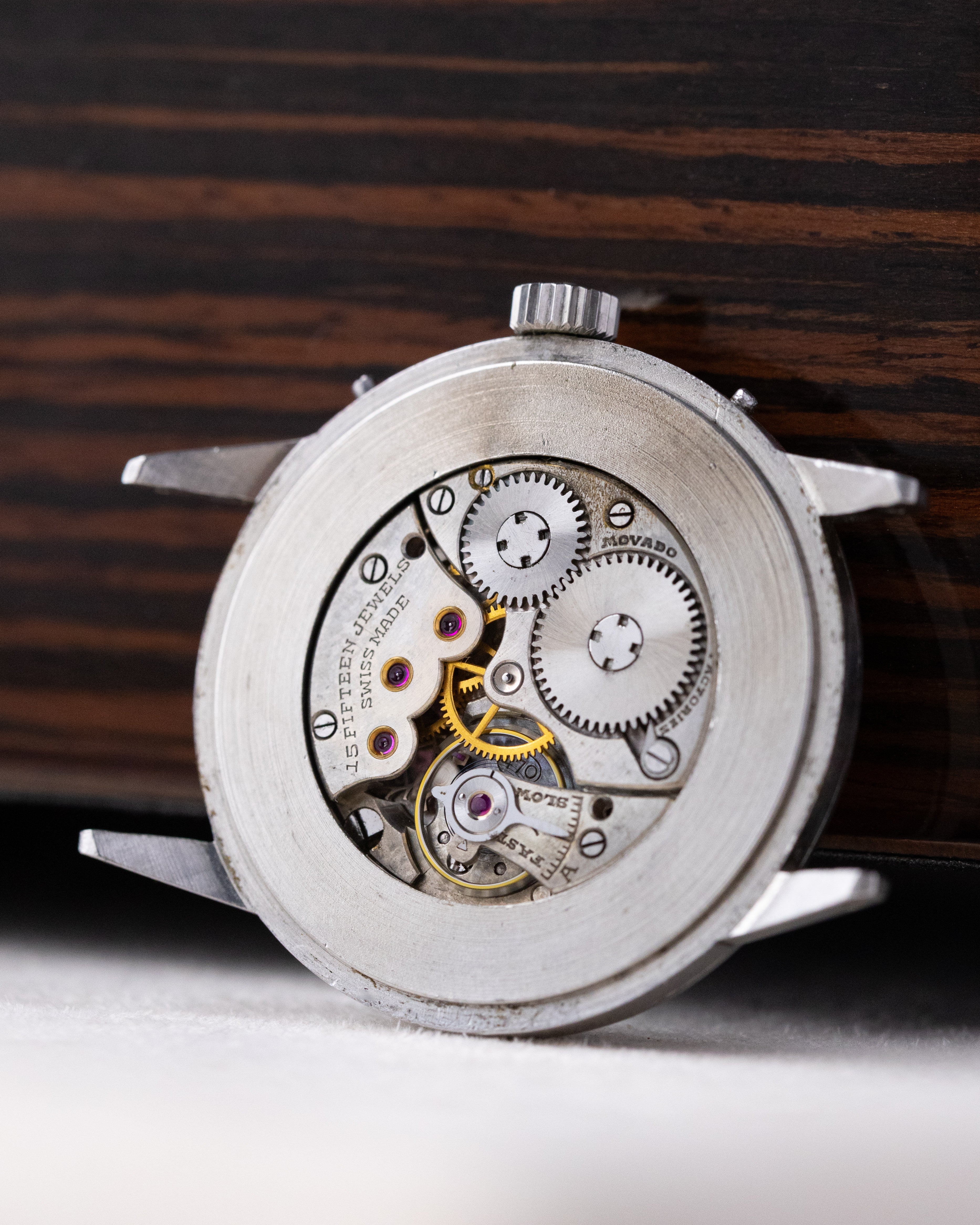 Vintage Movado Triple Calendar, Ref. 14806, Cal. Movado 470, Oversized 36 mm case from 1940's - DuMarko