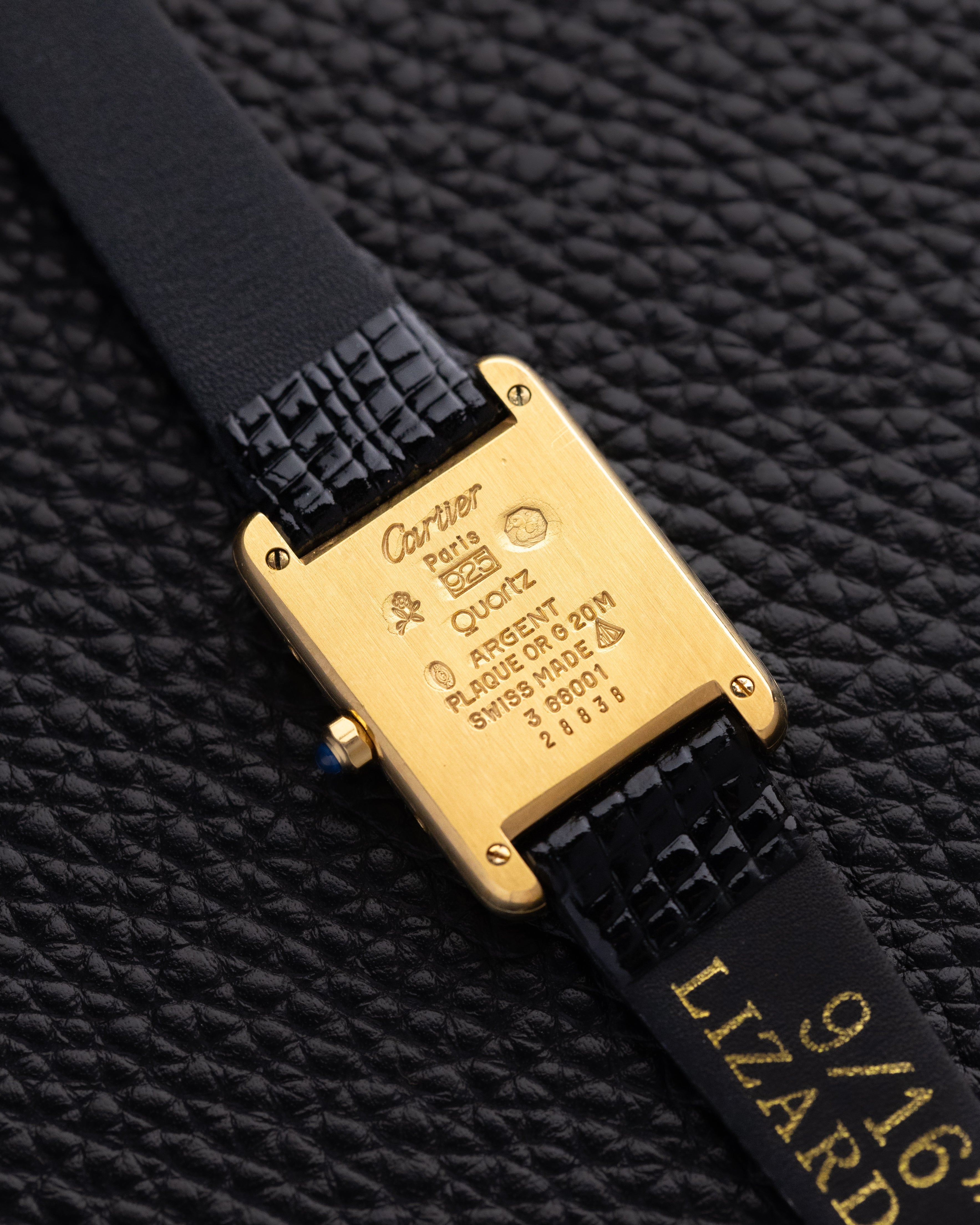 Vintage Must de Cartier Tank Vermeil Ref. 3 66001, Art Deco, Two - tone Lemon Dial from 1980’s - DuMarko