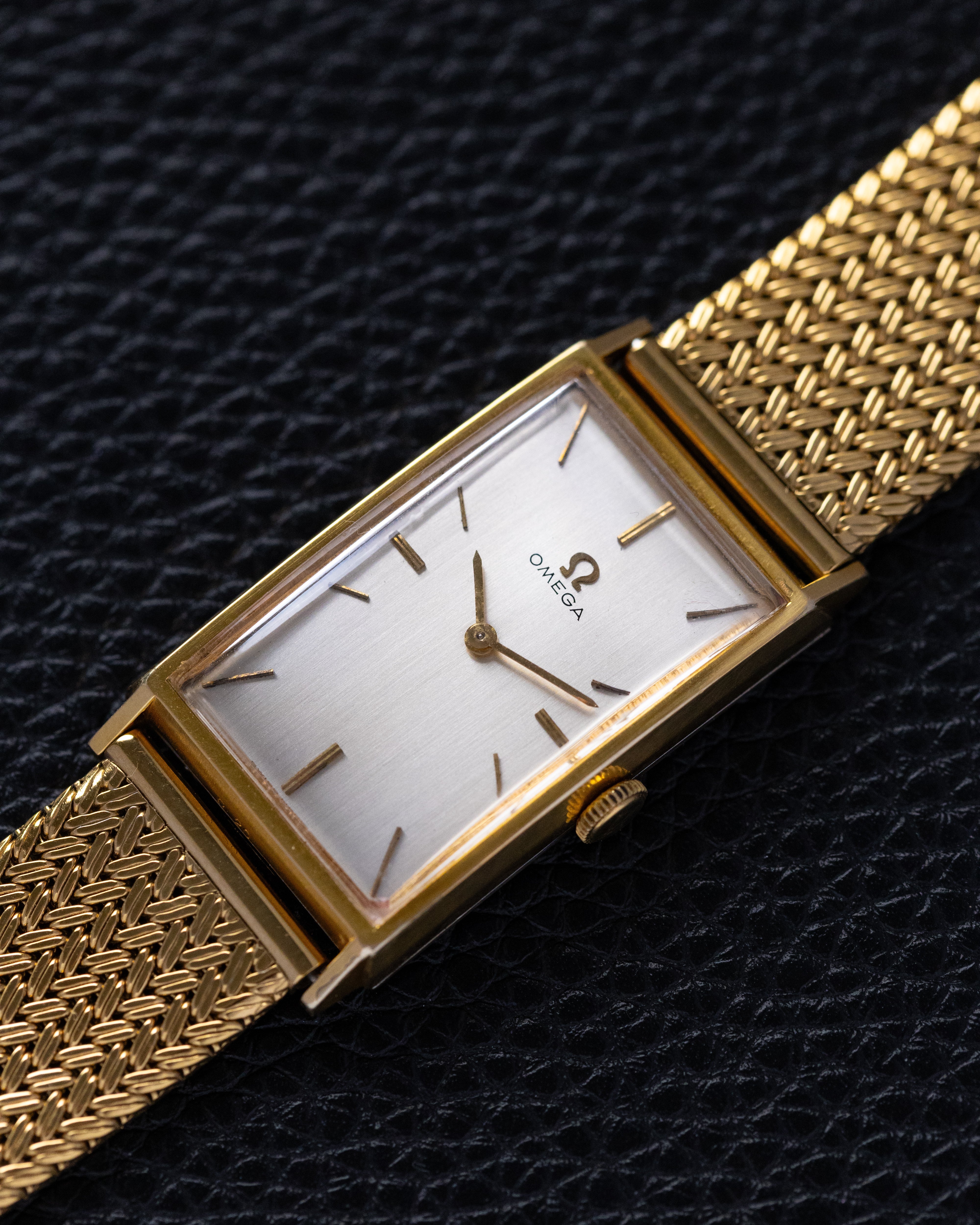 Vintage Omega Art Deco Tank Ref. 111.016, Curved Gold - Filled Case, Cal. 620 from 1965 - DuMarko