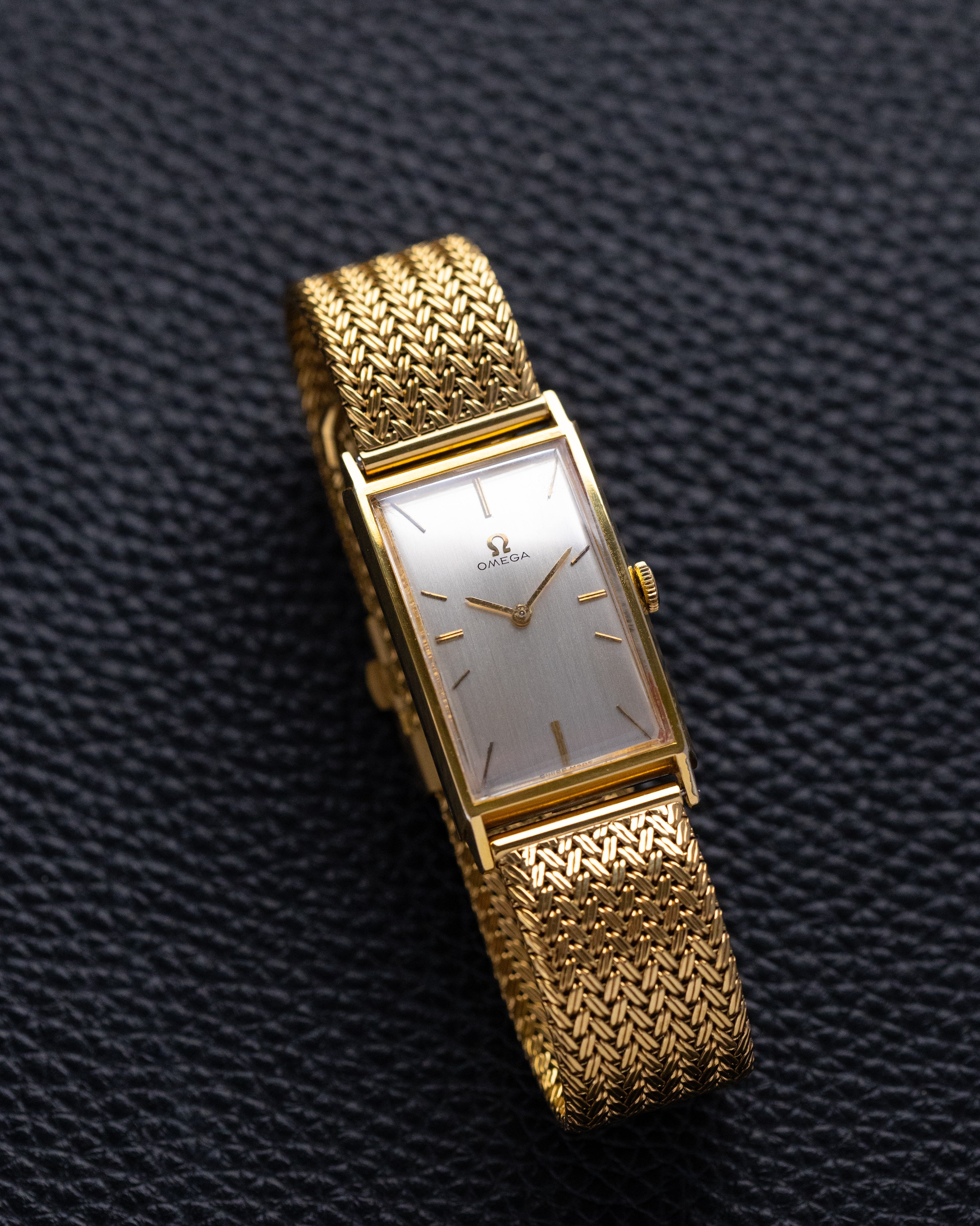 Vintage Omega Art Deco Tank Ref. 111.016, Curved Gold - Filled Case, Cal. 620 from 1965 - DuMarko